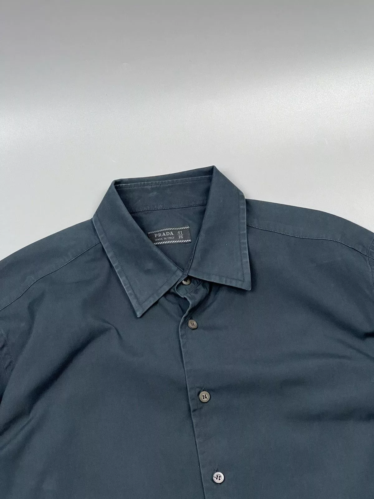 Prada Shirts Button Ups Prada Black Cotton Shirt (Y0437)