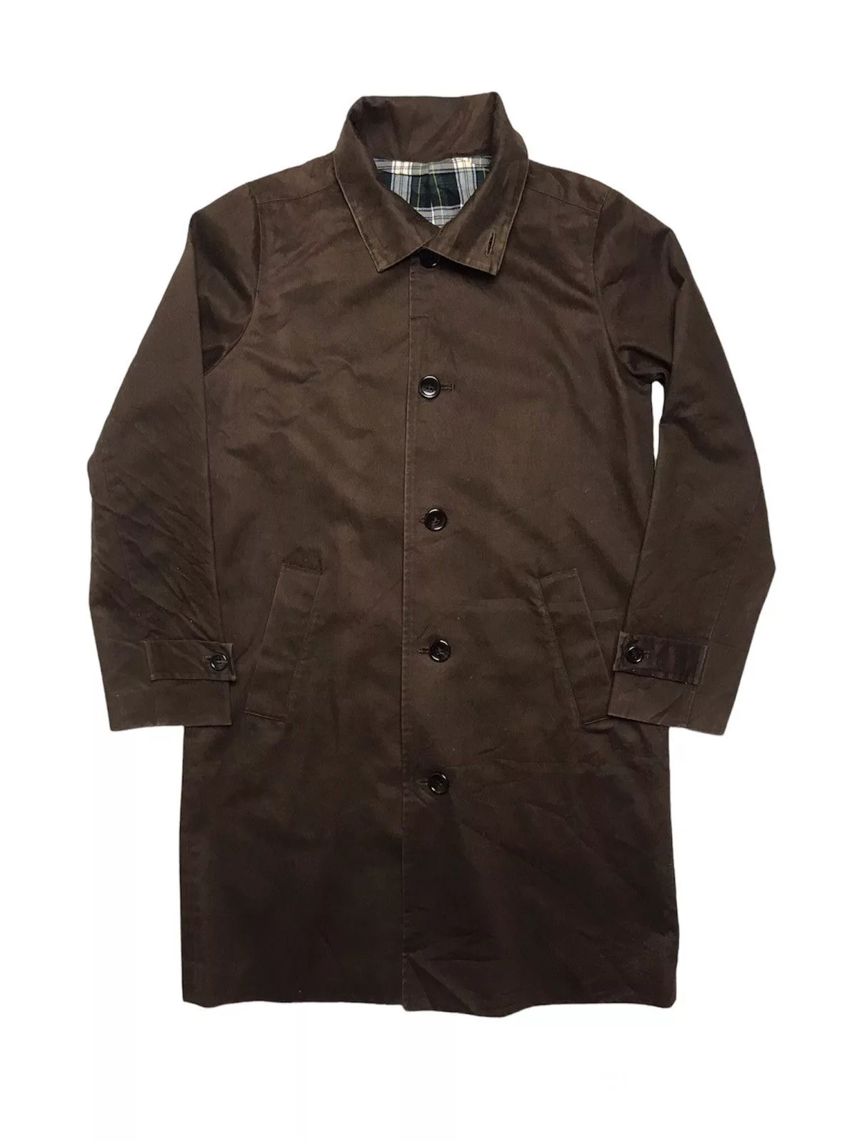 Other Parkas Other × Vintage Vintage Unbranded Cotton Coat Brown Avant-Garde