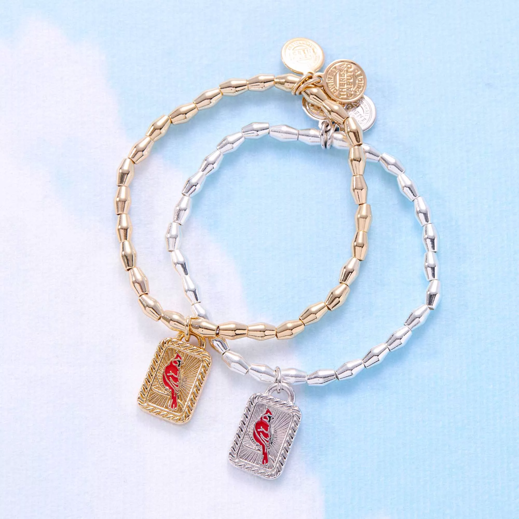 Red Cardinal Beaded Bracelet
