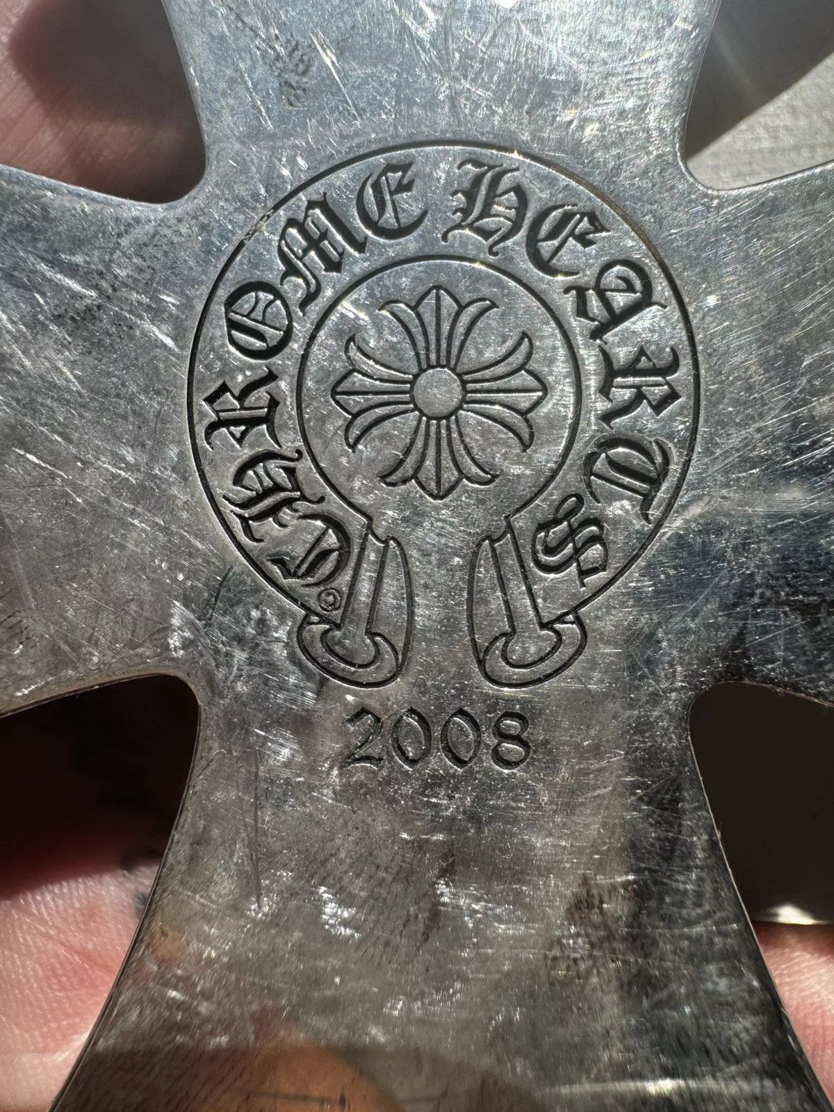 Chrome Hearts Miscellaneous Chrome Hearts Silver Plus Paperweight