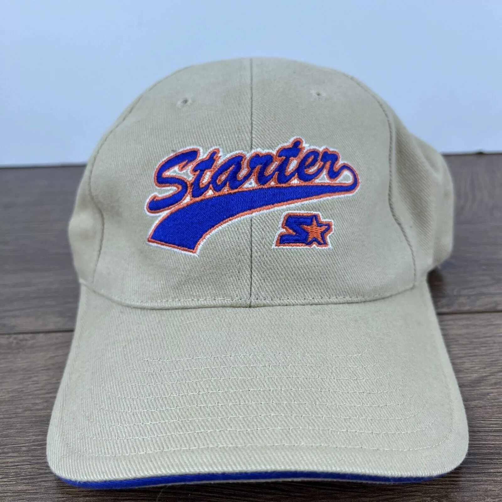 Starter Hats Starter Hat Starter Brand Tan Hat Adjustable Adult Size Hat Brown