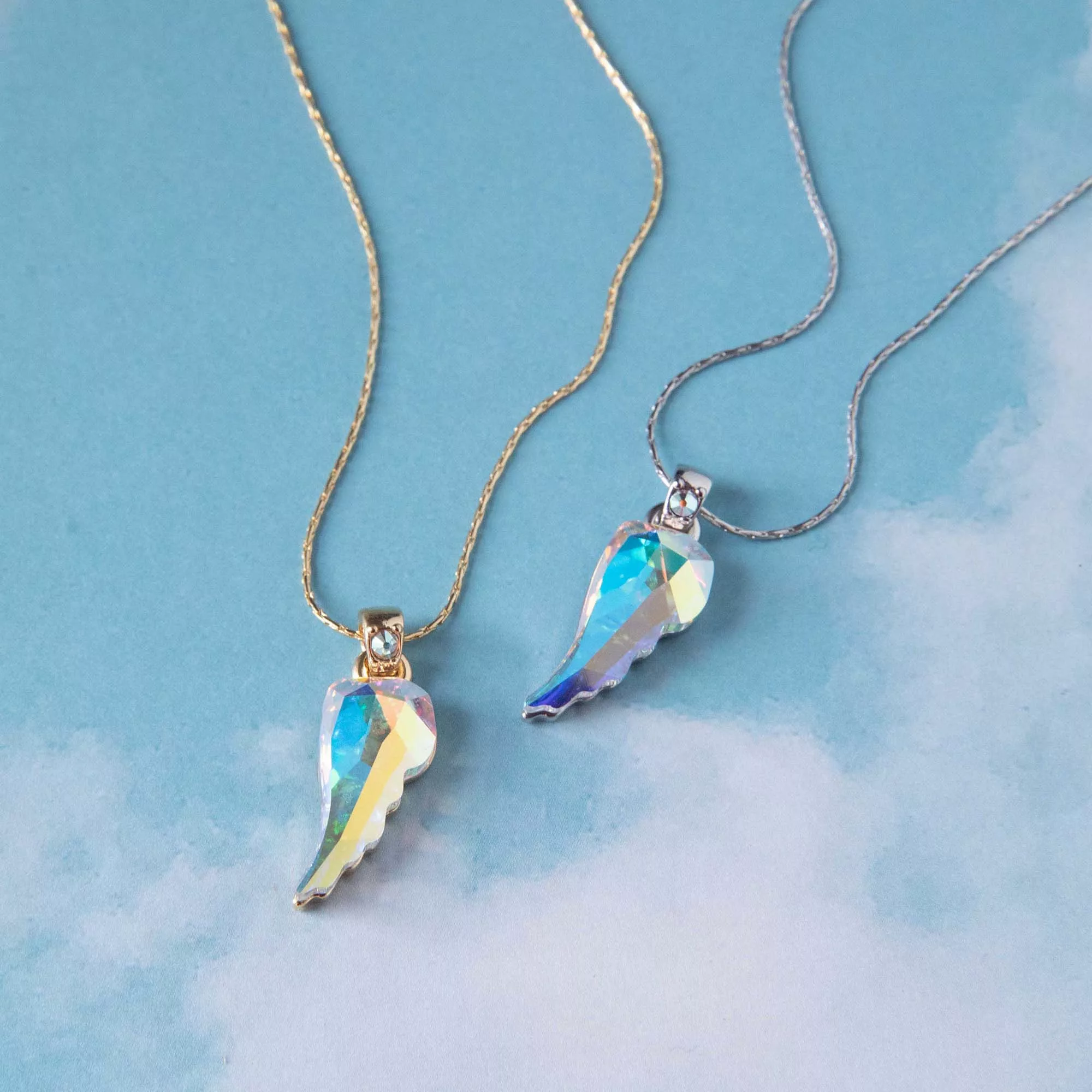 Crystal Wing Expandable Necklace