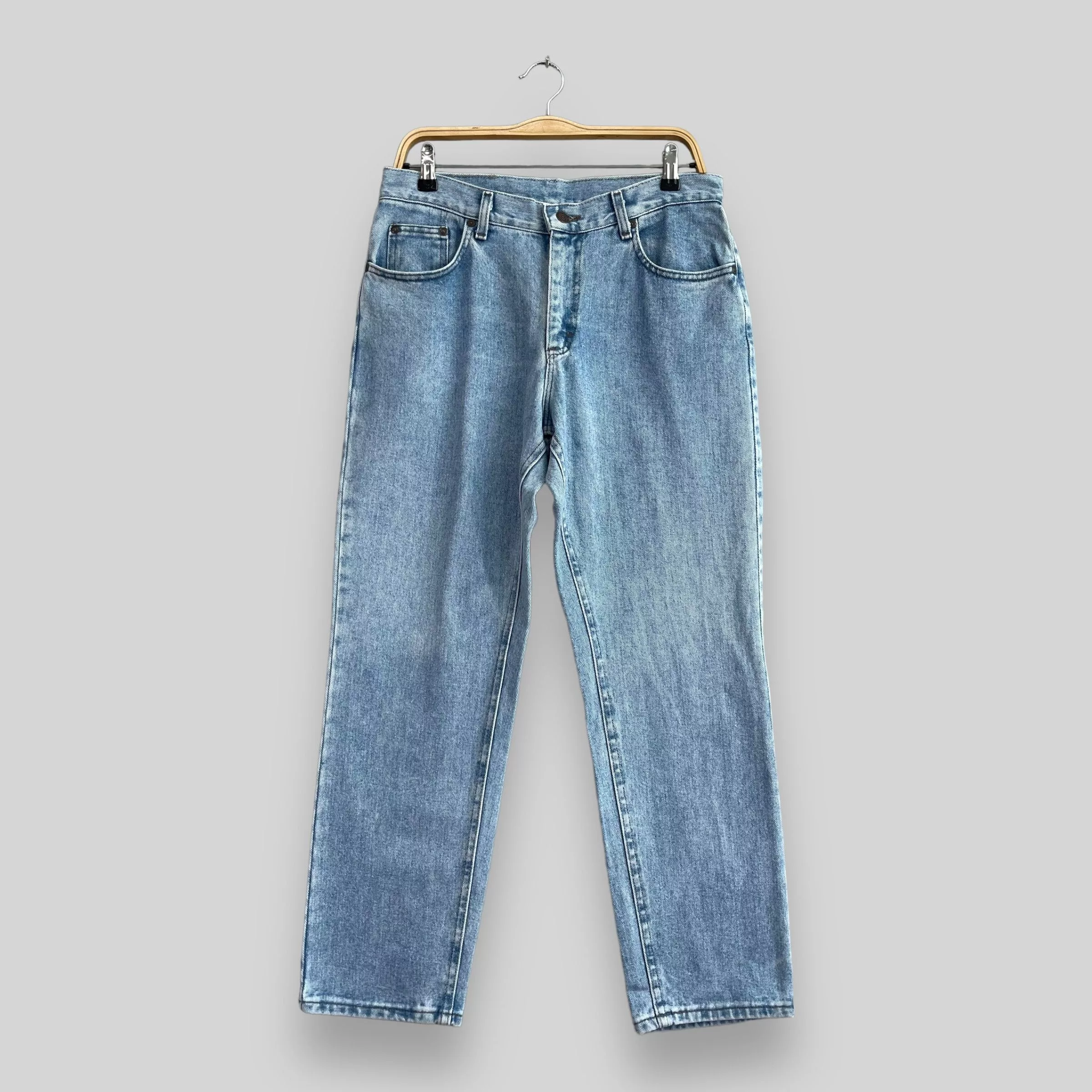 Lee Denim Lee × Vintage W31 L28 Vintage Distressed Lee High Waisted Jeans Blue Streetwear