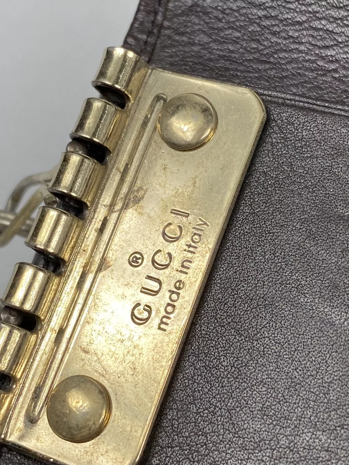 Gucci Wallets Gucci GG Guccissima leather key holder Brown