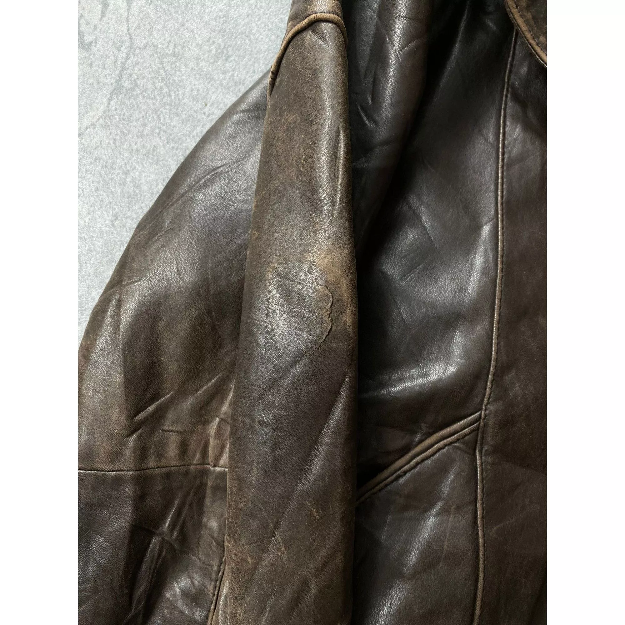 Vintage Leather Jackets Vintage Raffaelo Jacket Brown Leather Coat