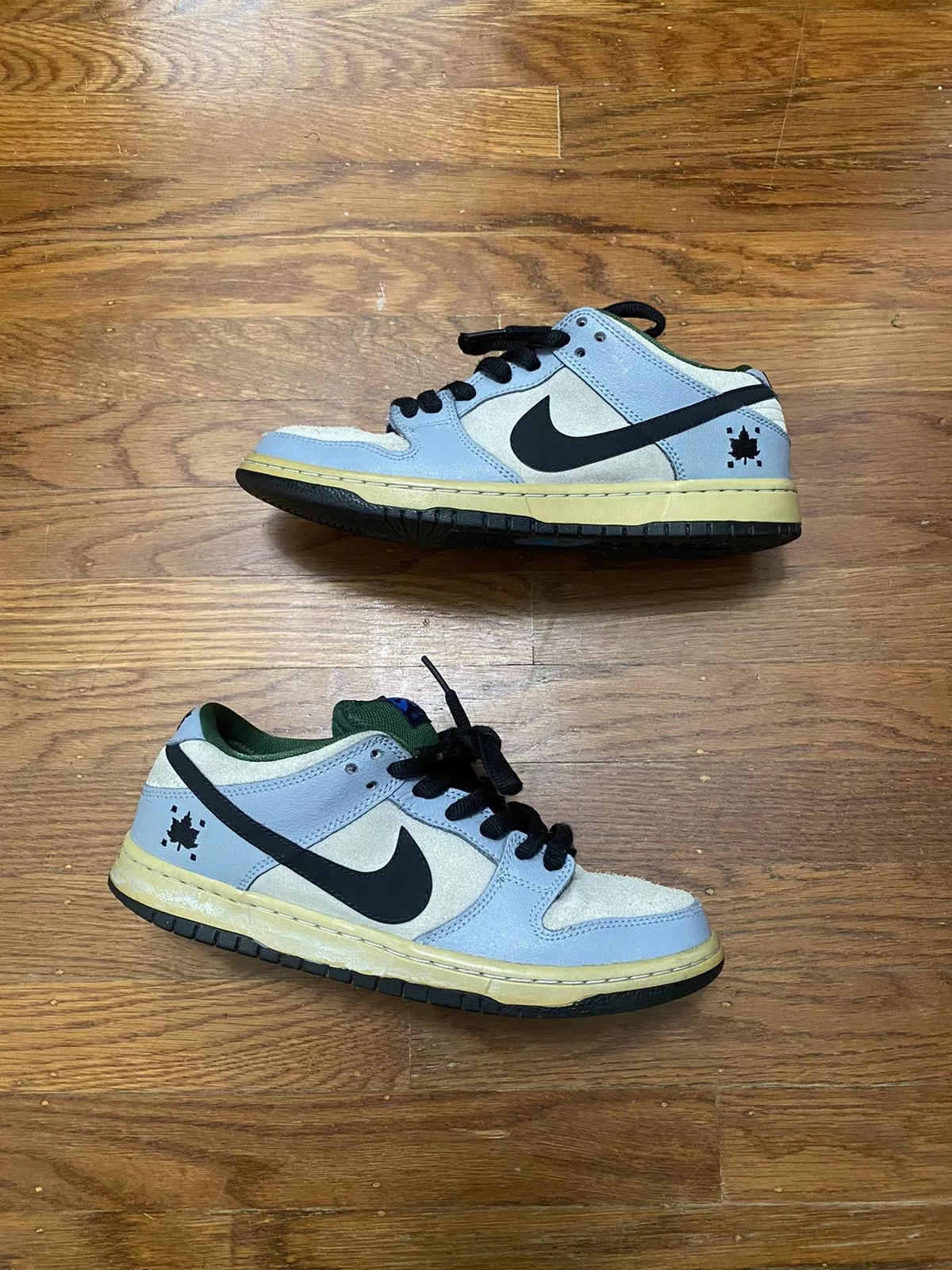Nike Low Top Sneakers Nike SB Dunk Low Premium Maple Leaf 2014 Blue