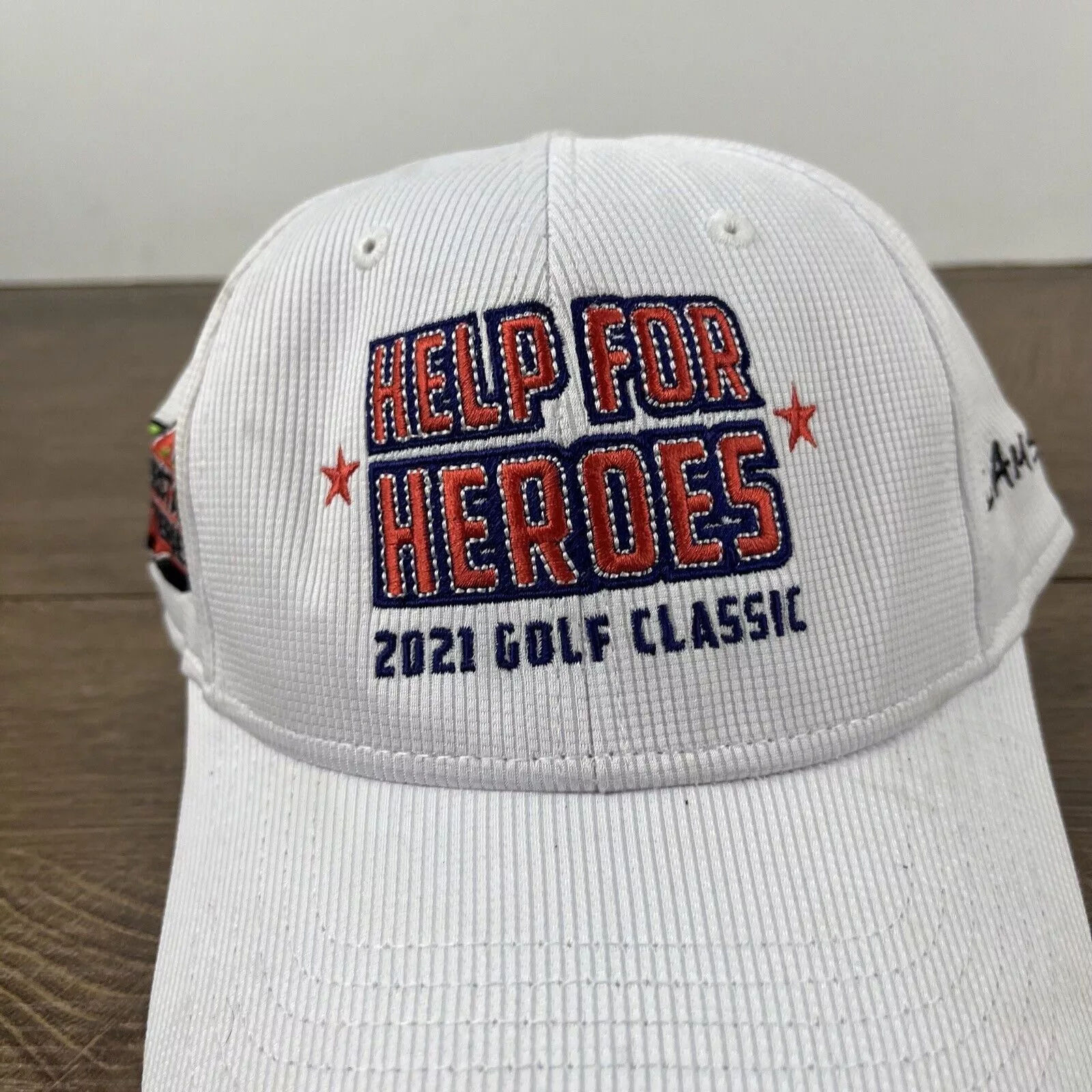 Other Hats Other Help for Heroes Hat 2021 Golf Classic Hat White Cap Hat Adju