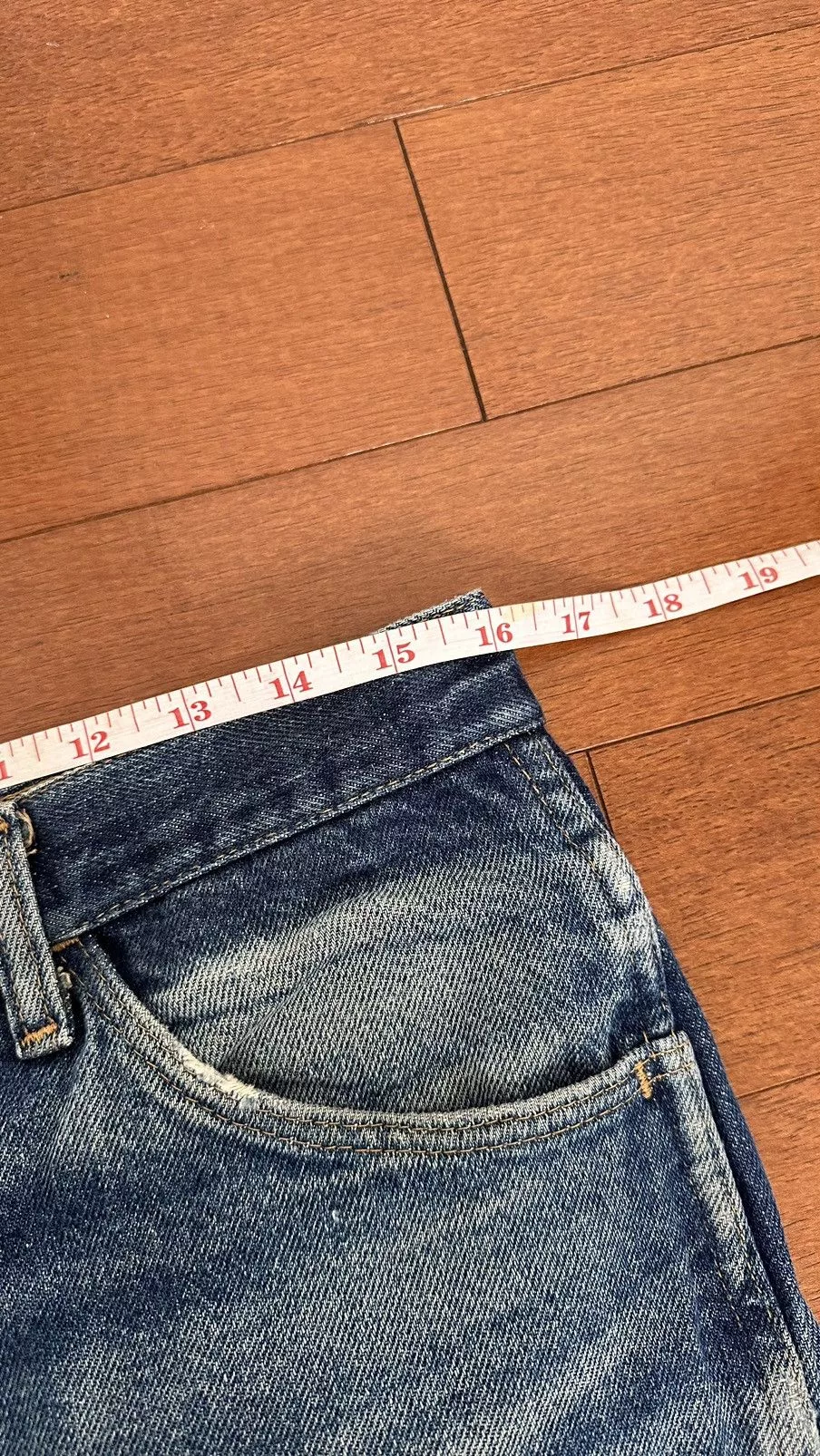 Rustler Denim Rustler × Vintage Rustler Distressed Faded Flare jeans Blue