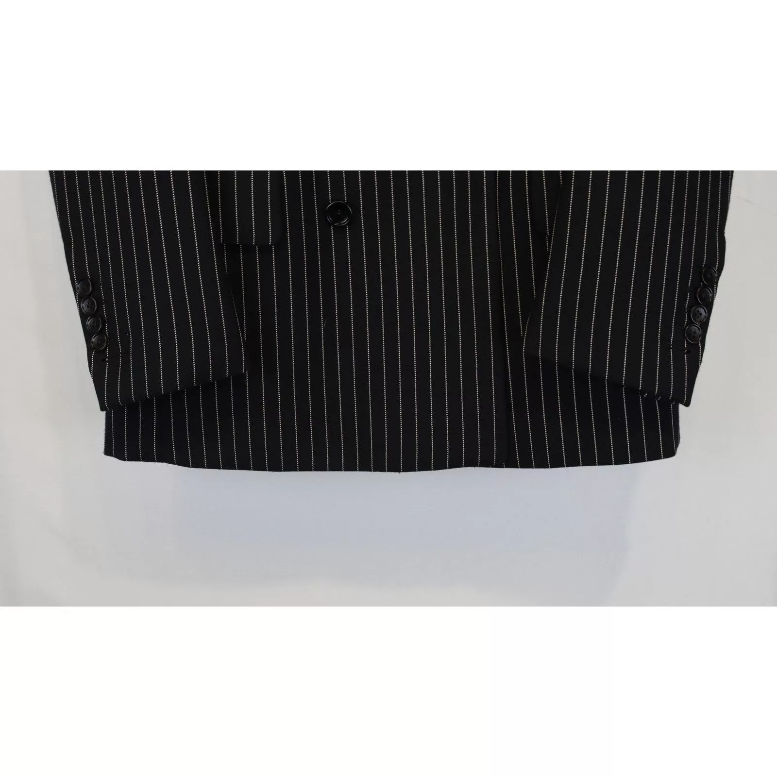 Tom Ford Light Jackets Tom Ford o1rshd1 Cooper Stripe Blazer Jacket in Black/White
