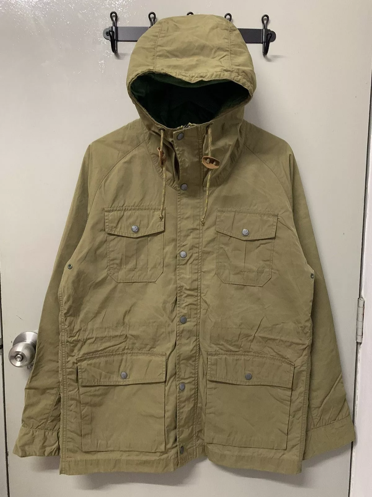 Eddie Bauer Light Jackets Eddie Bauer × Japanese Brand × Vintage Vintage EDDIE BAUER Multipocket Buttoned Zip Up Jacket