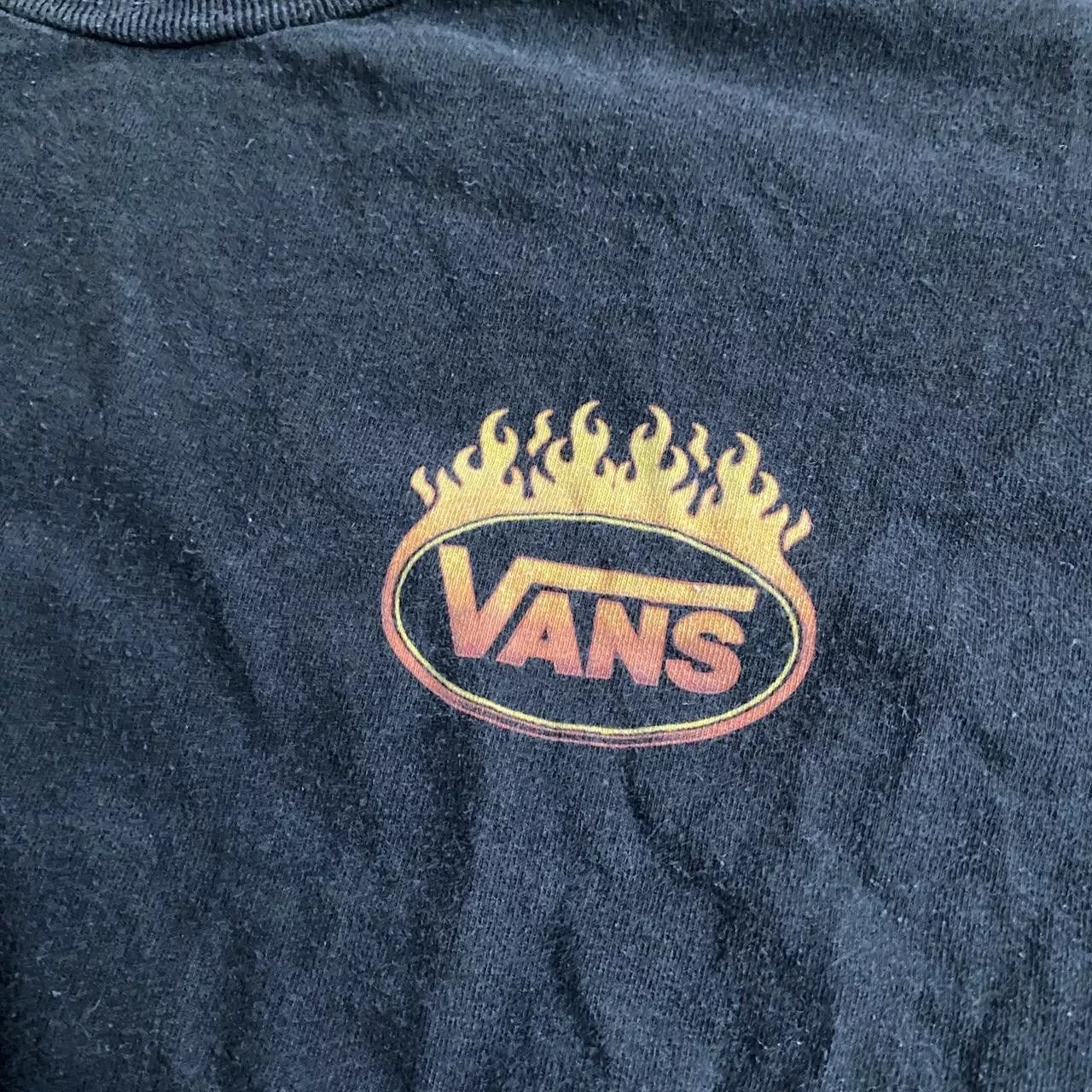 Vans Short Sleeve T Shirts Vintage Vans Tee Black