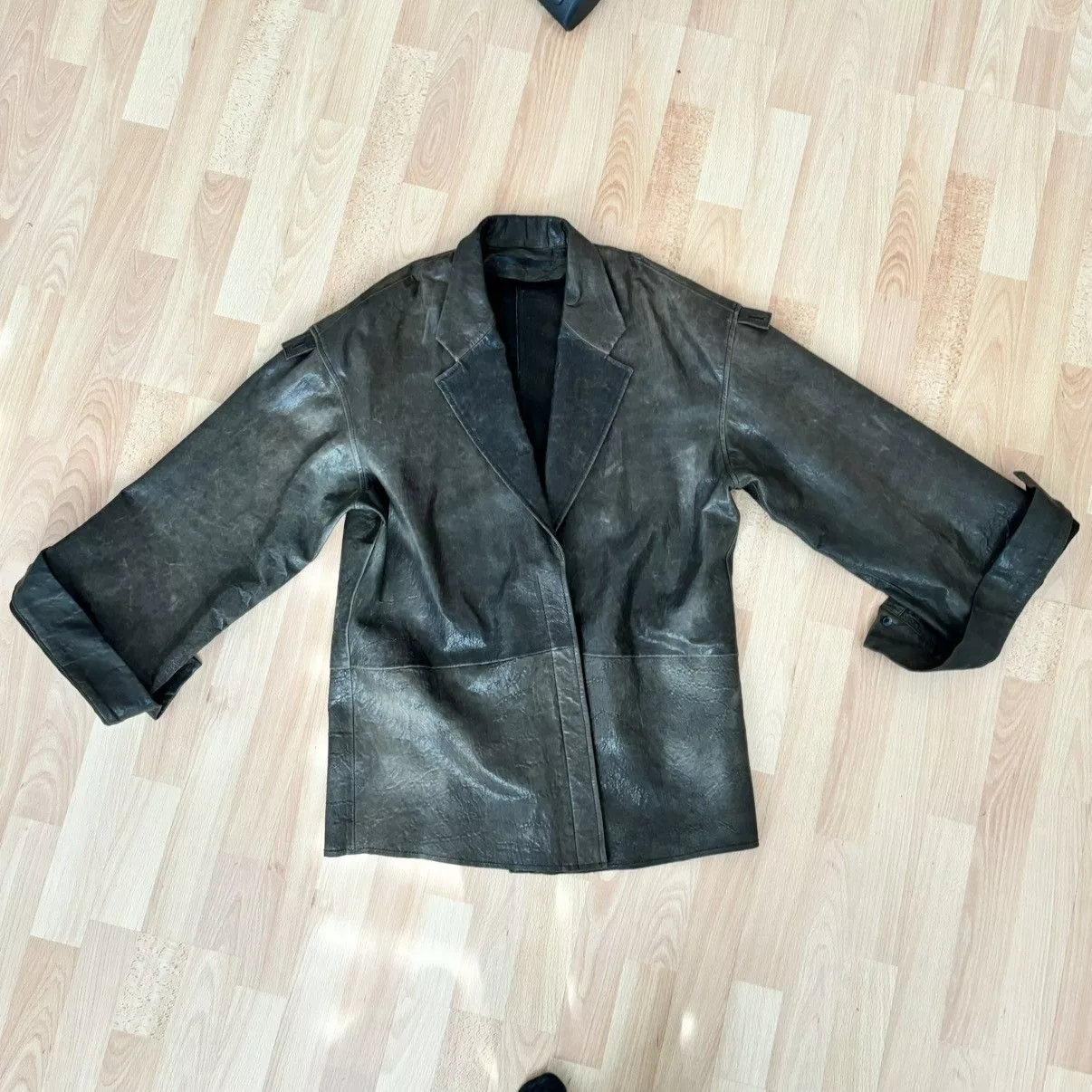 Haider Ackermann Leather Jackets Haider Ackermann Leather Jacket Brown