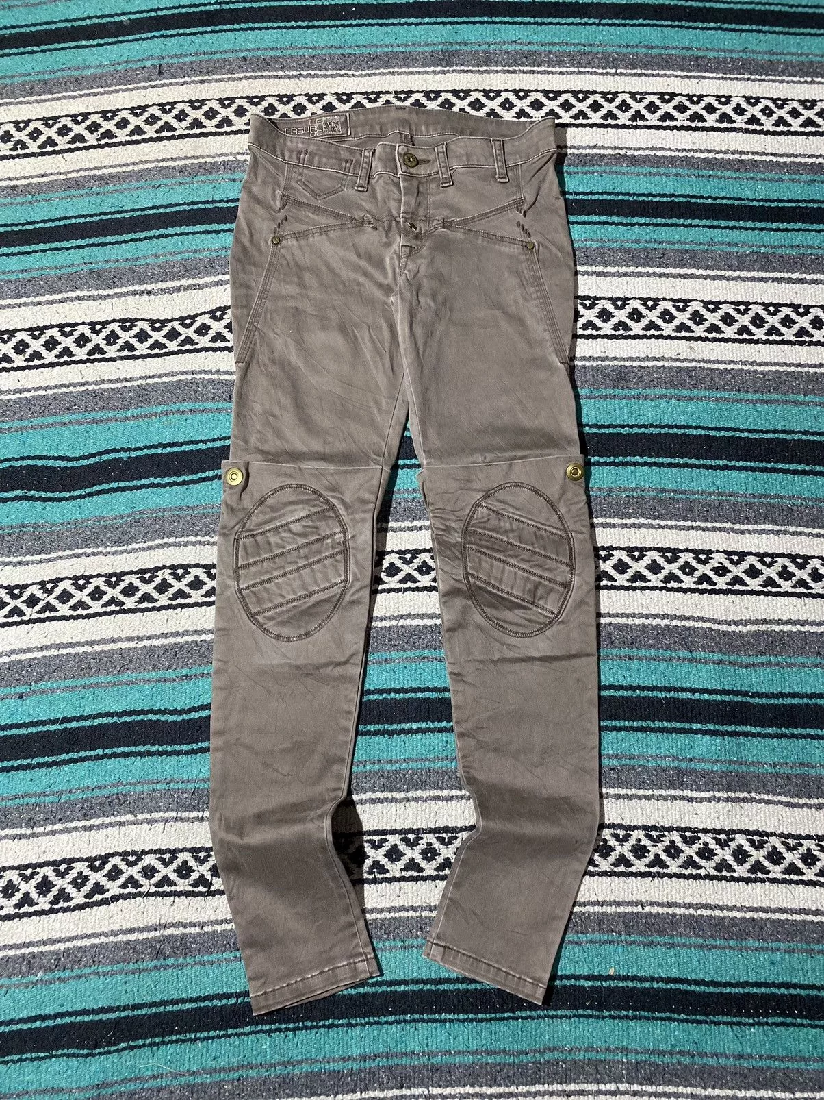 Marithe + Francois Girbaud Pants Marithe + Francois Girbaud Marithe Francois Girbaud Women Skinny Biker Pants Brown
