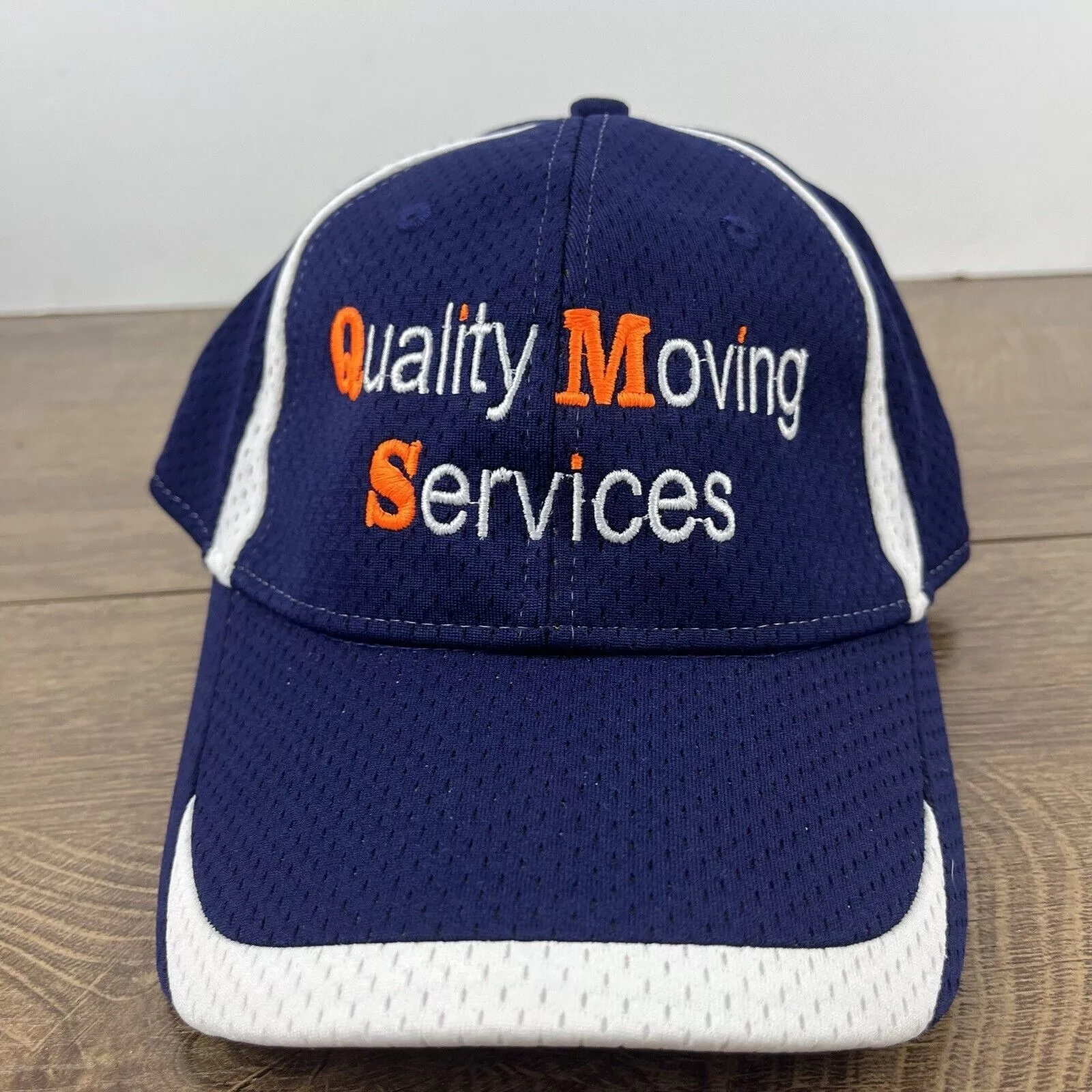 Other Hats Other QMS Hat Quality Moving Services Hat Blue Cap Adjustable Blue