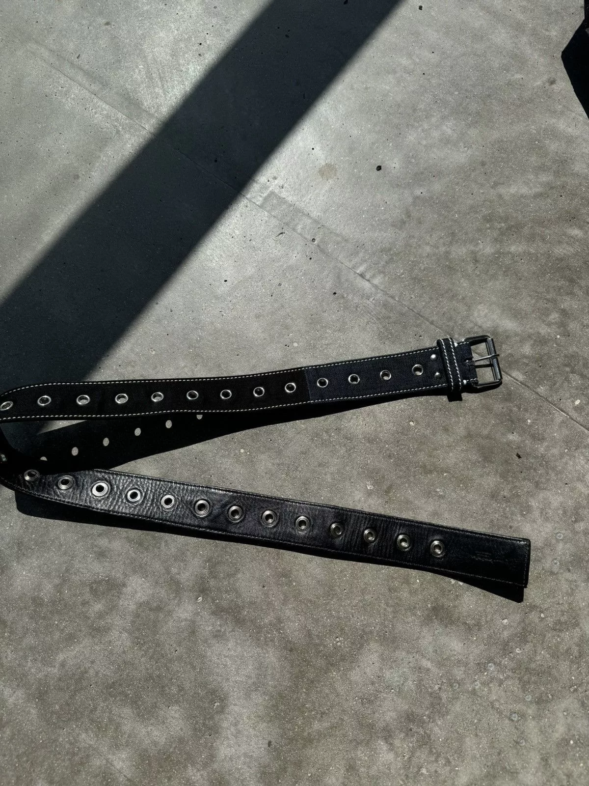 Acne Studios Belts Acne Studios × Designer Acne studios denim belt super rare avant garde Black Avant-Garde