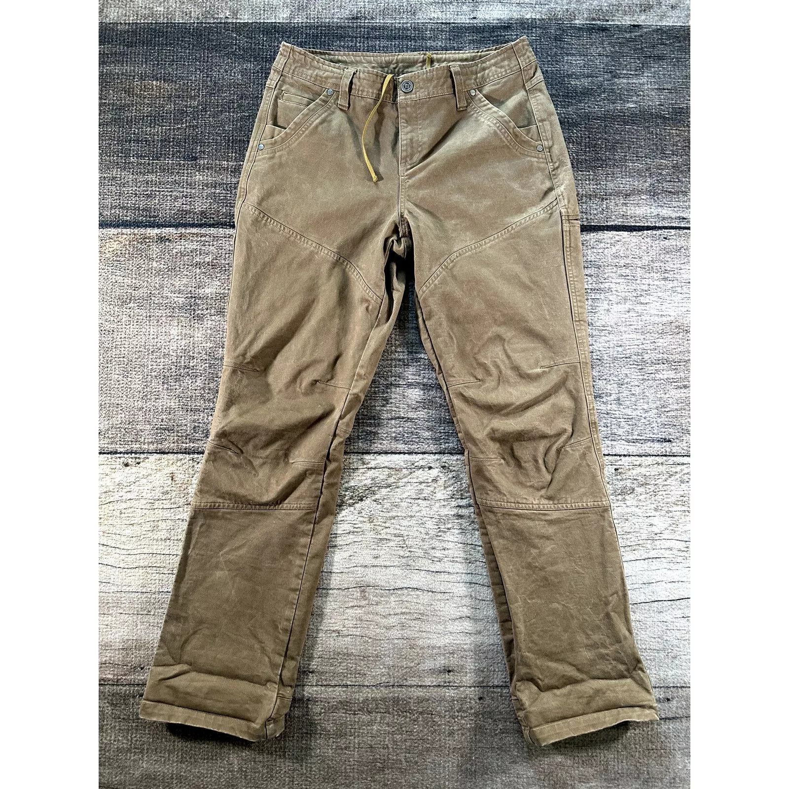 Kuhl Pants Kuhl Rydr Pants Womens 10 Tan Outdoor Hiking Utility Brown
