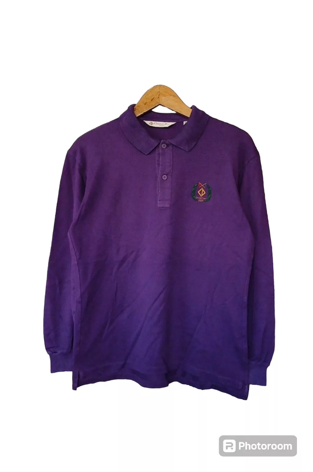 Christian Dior Monsieur Polos Christian Dior Monsieur × Dior × Vintage Vintage Christian Dior Polo Shirt Purple