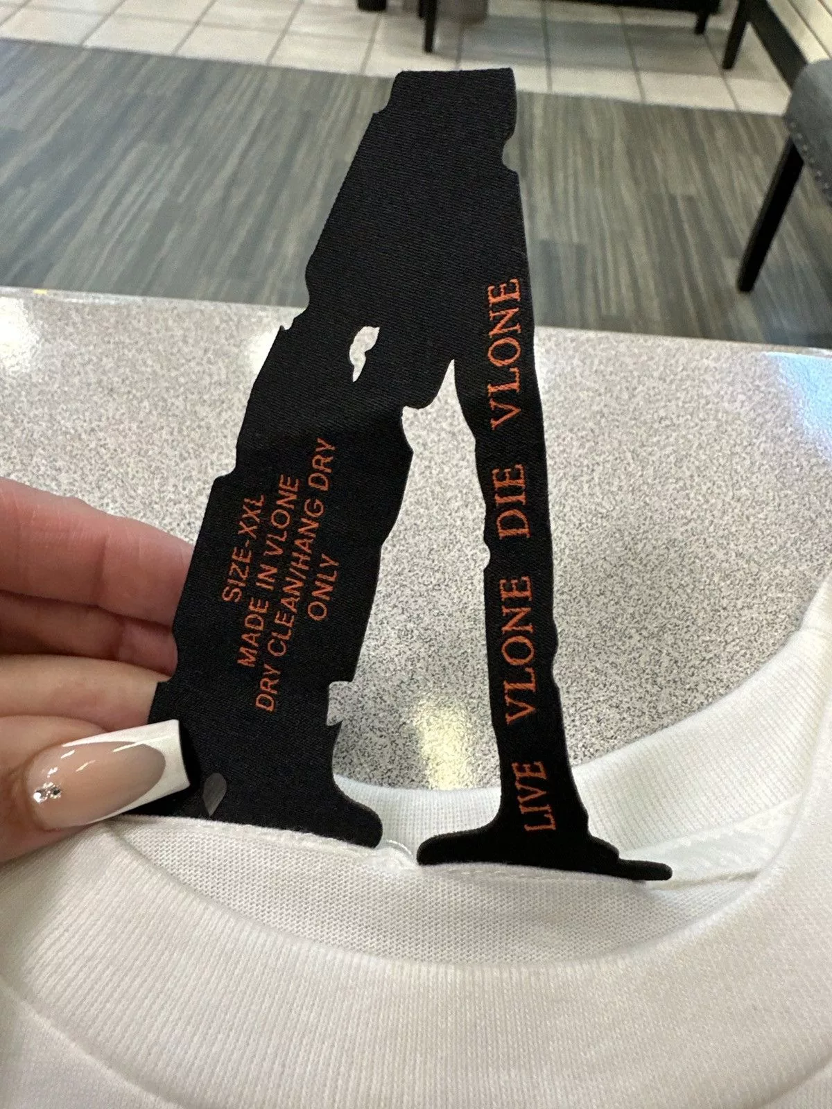 Vlone Short Sleeve T Shirts White Friends Vlone Tee