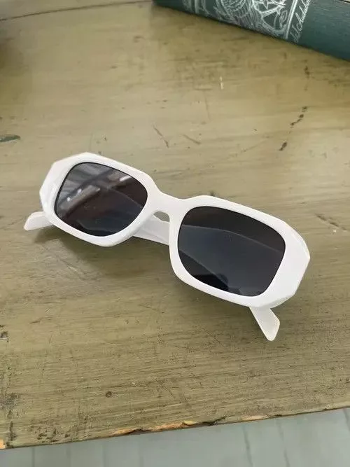 Electric Visual Sunglasses Electric Visual Poly 3D Sunglasses White Vintage