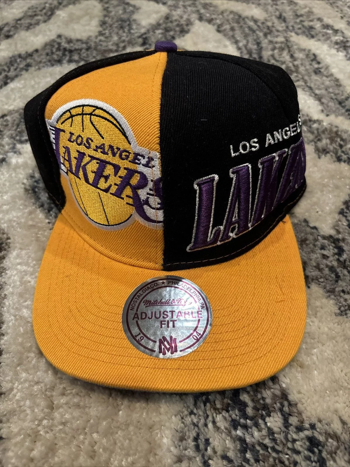 Mitchell & Ness Hats Mitchell & Ness Los Angeles Lakers Mitchell Ness SnapBack Vintage Black