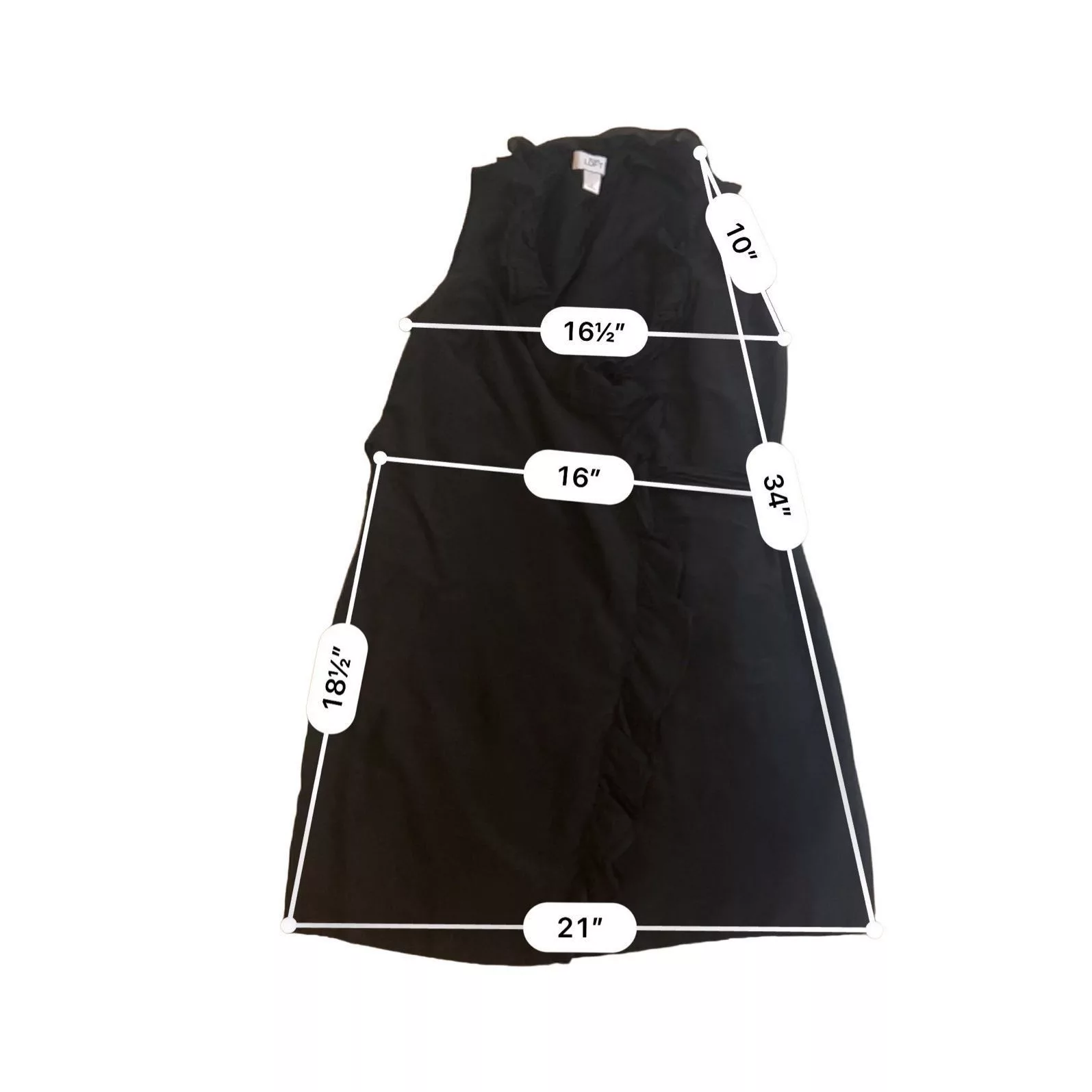 Loft Mini Skirts LOFT wrap black dress size 2