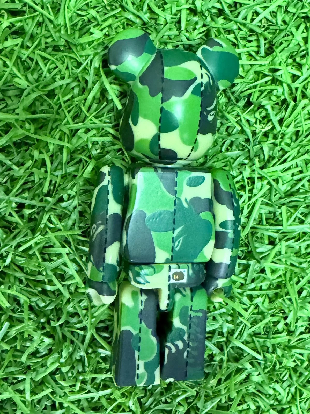 Bape Miscellaneous Bape × Medicom Toy Bape Medicom Bearbrick Play 100% Green