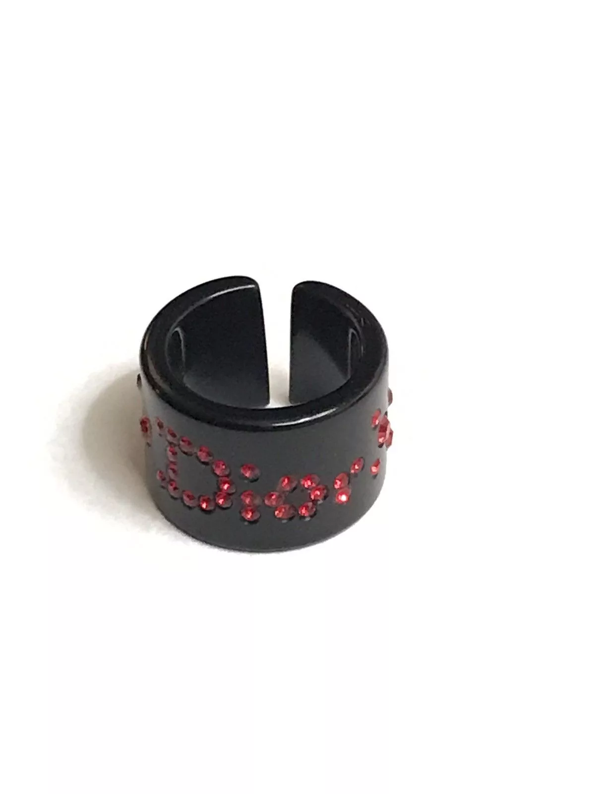 Dior Rings Dior Spell-out Ring Black