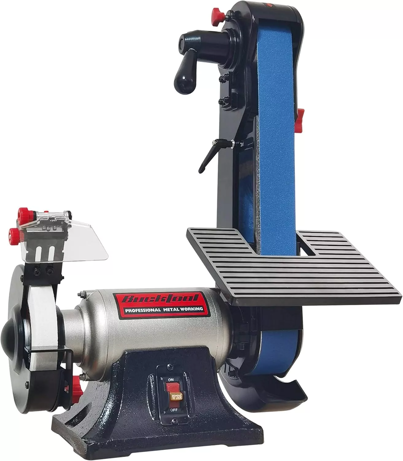 Bucktool Combo 2 x 42" Belt Sander 6" Bench Grinder