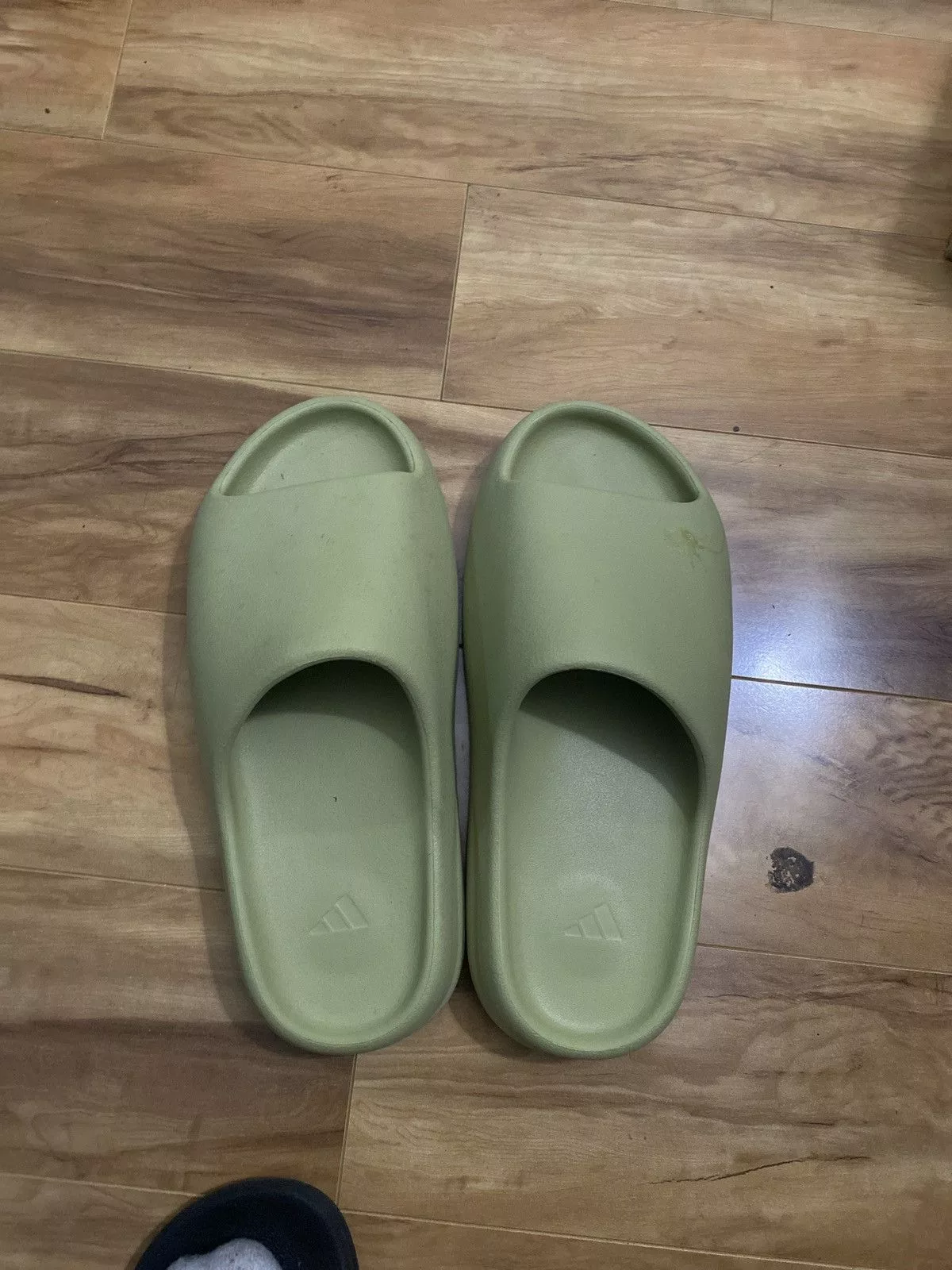 Adidas Sandals Adidas × Yeezy Yeezy Slides Size 10 Resin Green