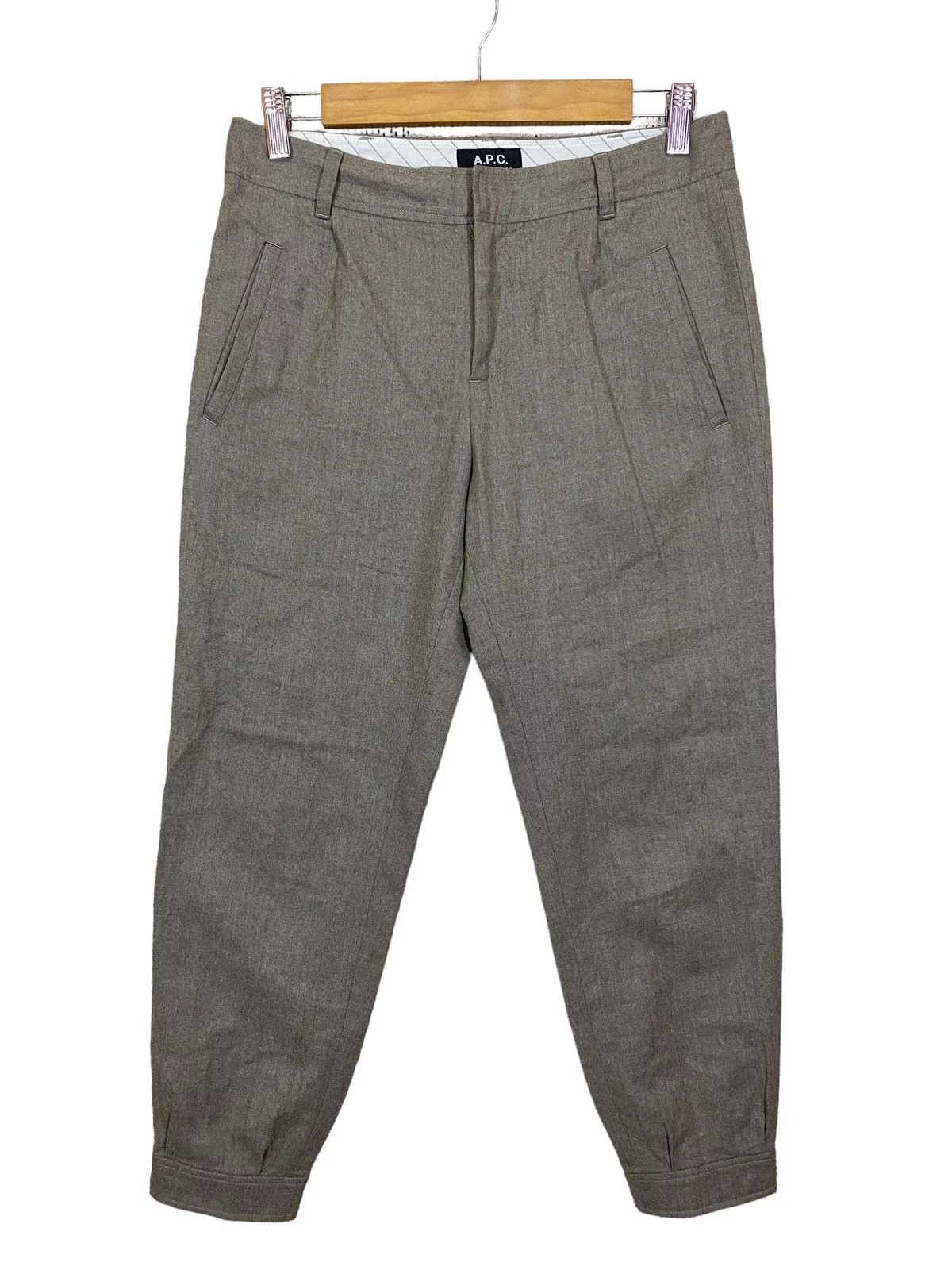A.P.C. Shorts A.P.C. × Designer × Japanese Brand Nice design apc 3quater wool pants Gray
