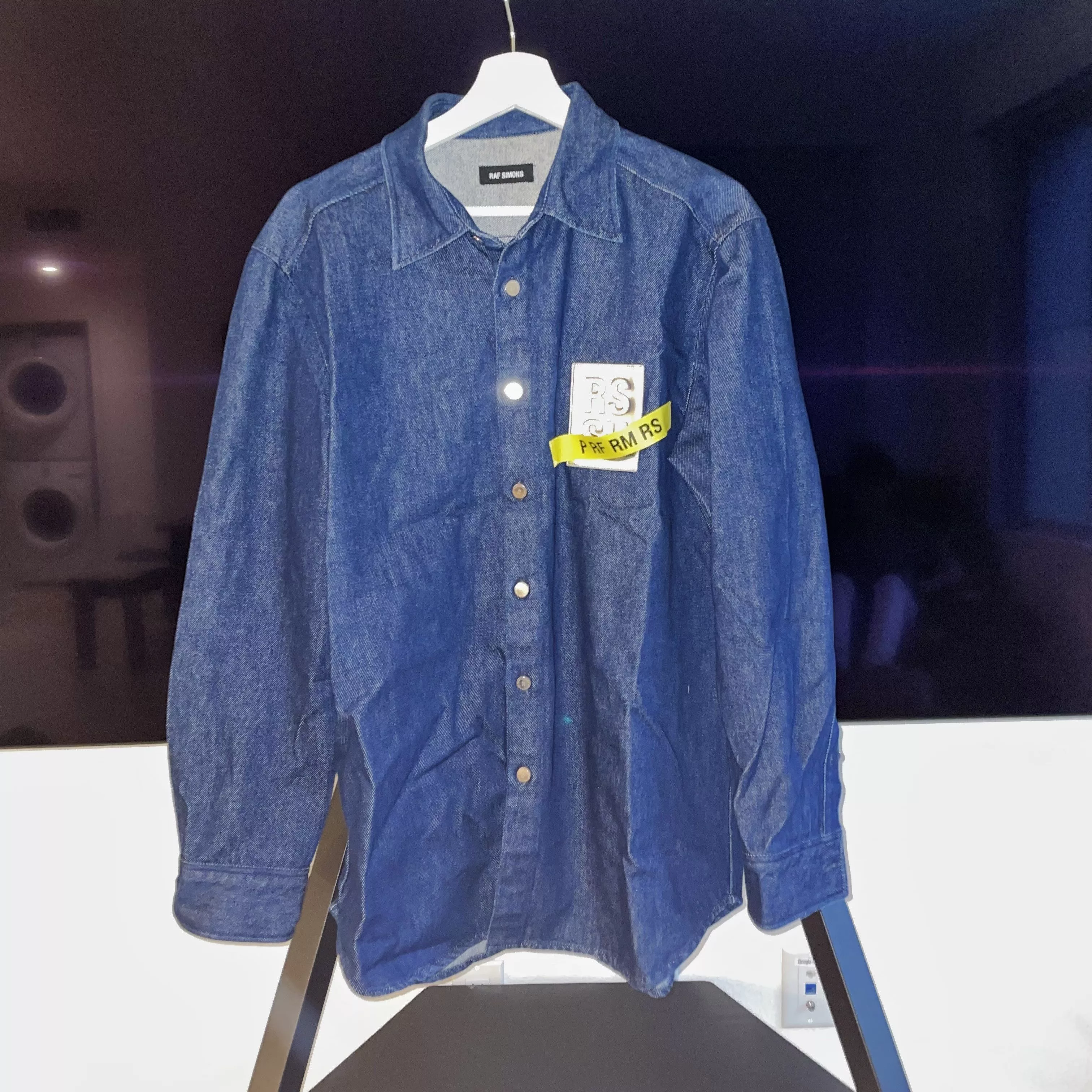 Raf Simons Denim Jackets [Raf Simons] Oversized Jean Jacket Blue