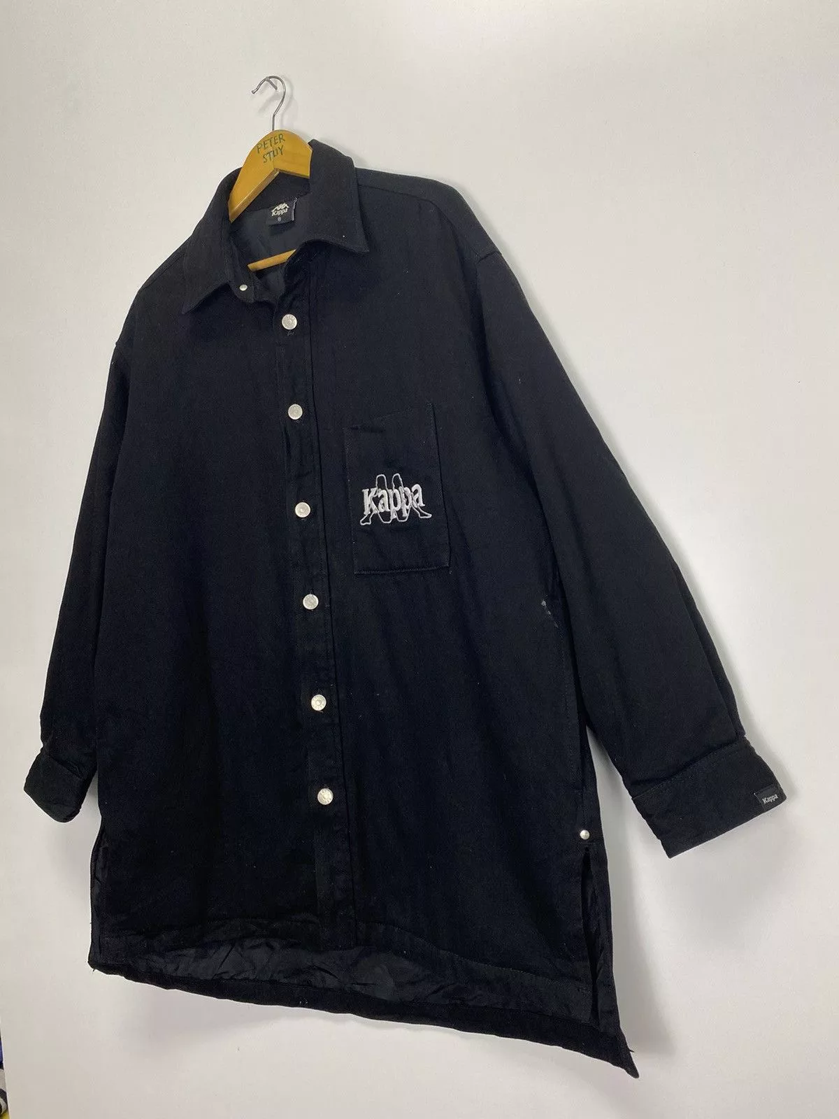 GU Light Jackets GU × Kappa Kappa Button Jacket Black