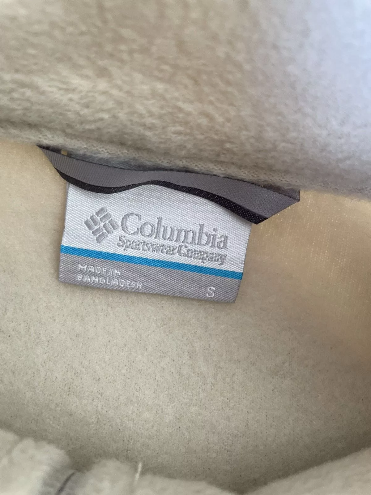 Columbia Vests Columbia Fleece Vest White Gorpcore