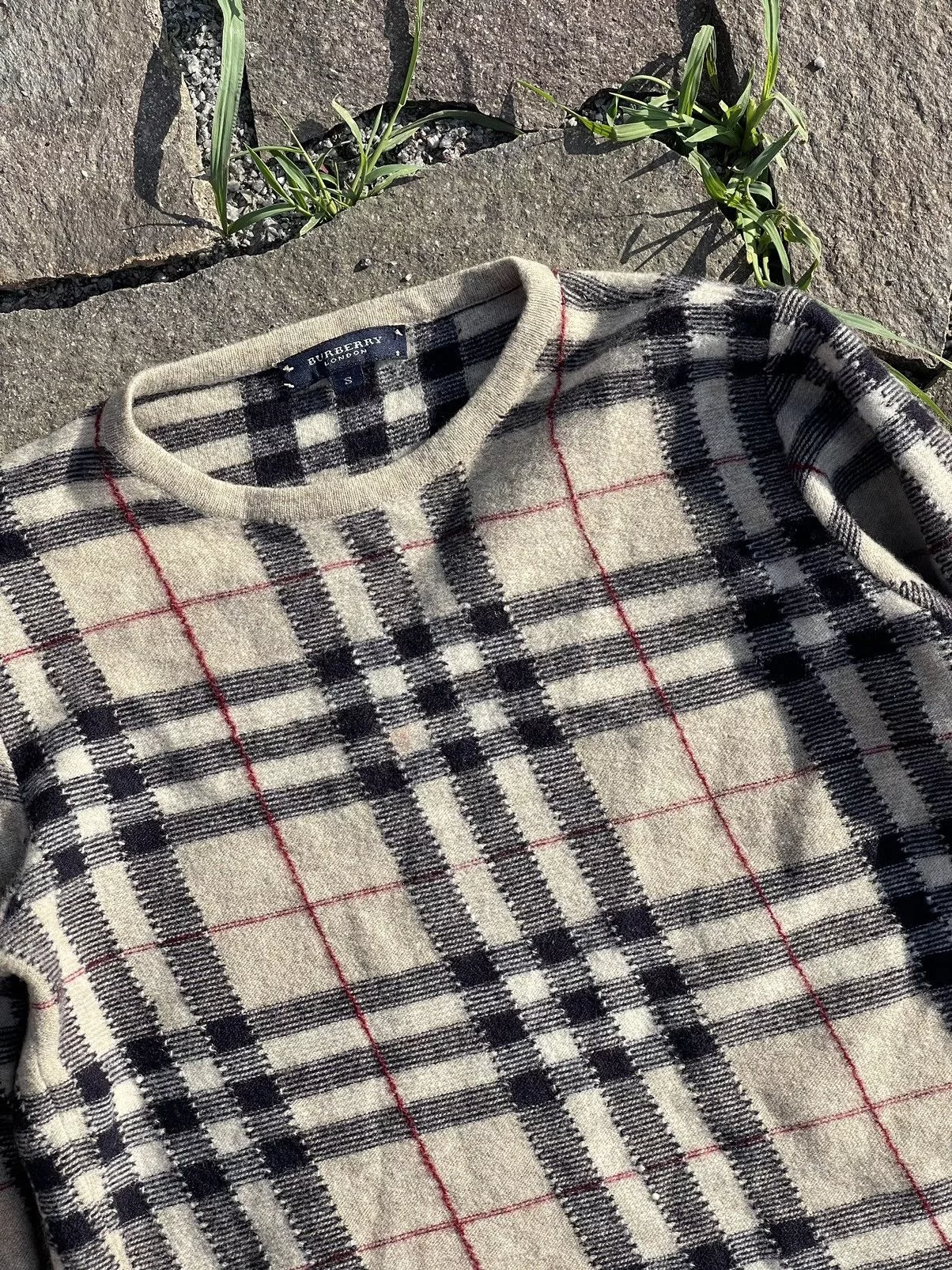 Burberry Sweaters Burberry Nova Check wool sweater Multi