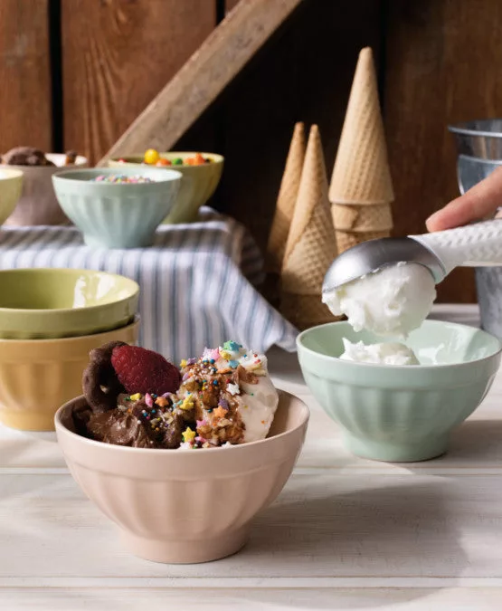 Flora Ice Cream Bowls Set of 4