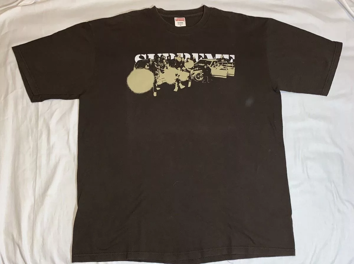 Supreme Short Sleeve T Shirts Supreme x Public enemy 2002 Brown