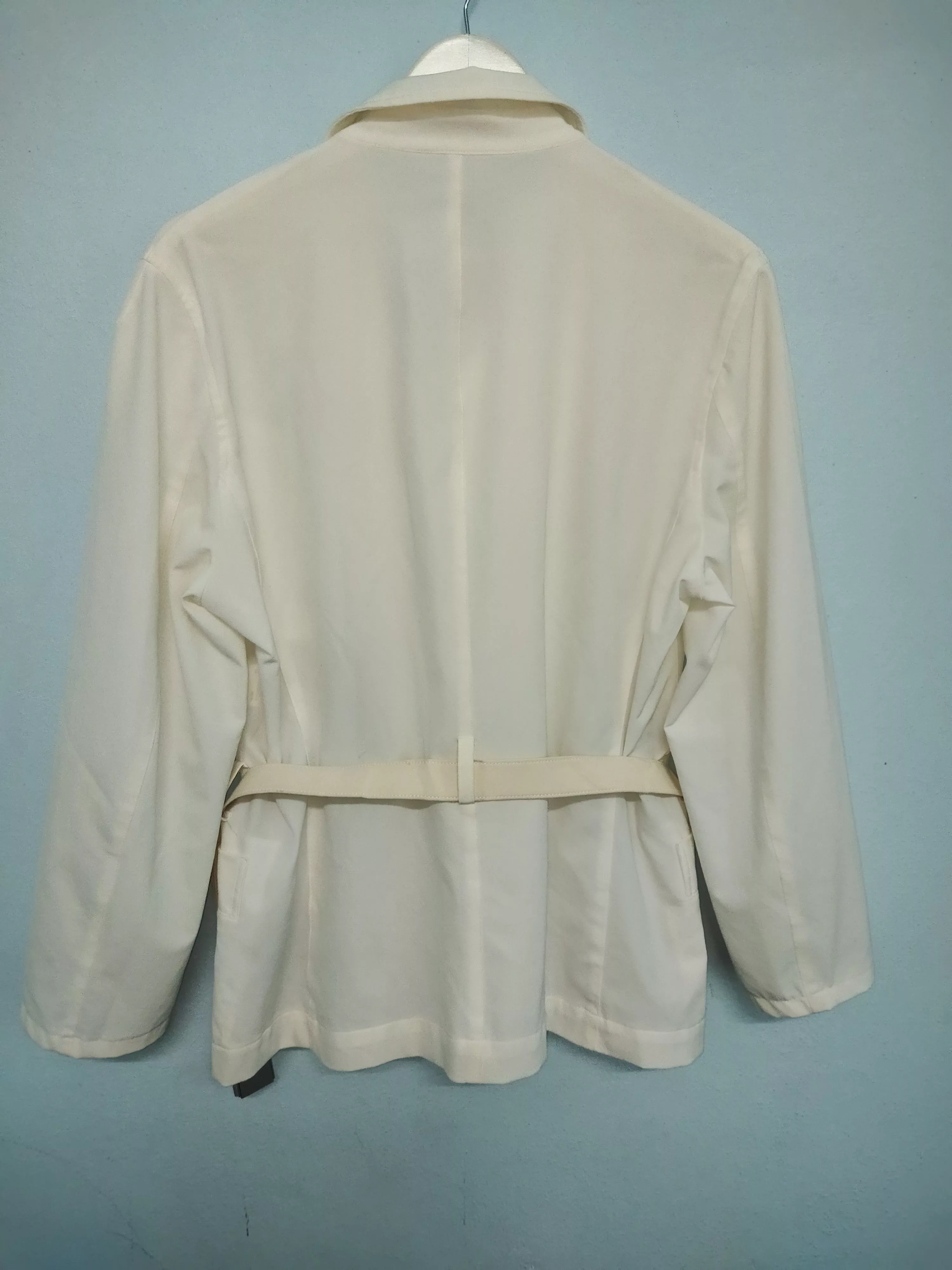 PPFM Light Jackets PPFM White Button Up Jacket
