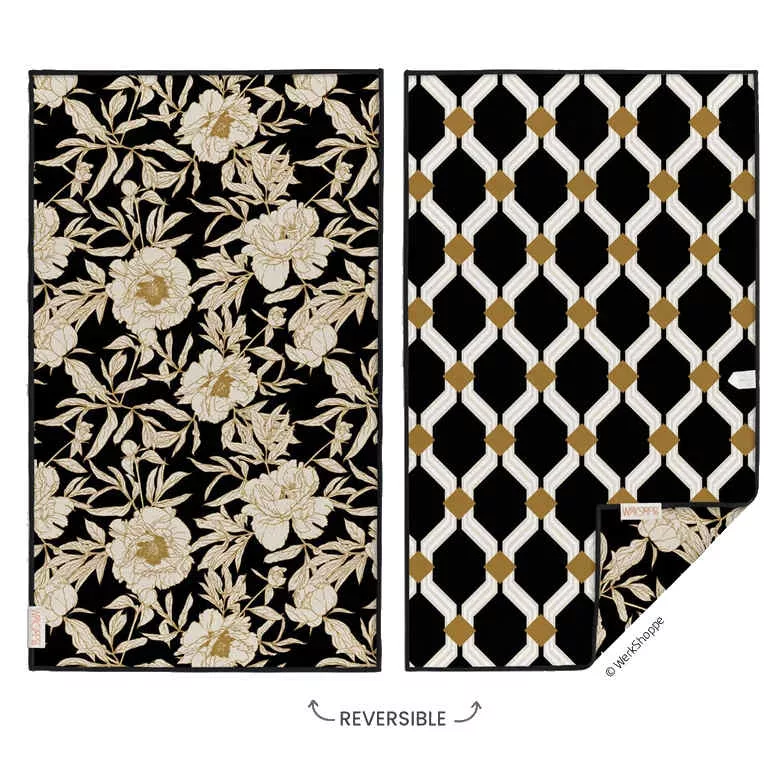 Ivory Roses Towel