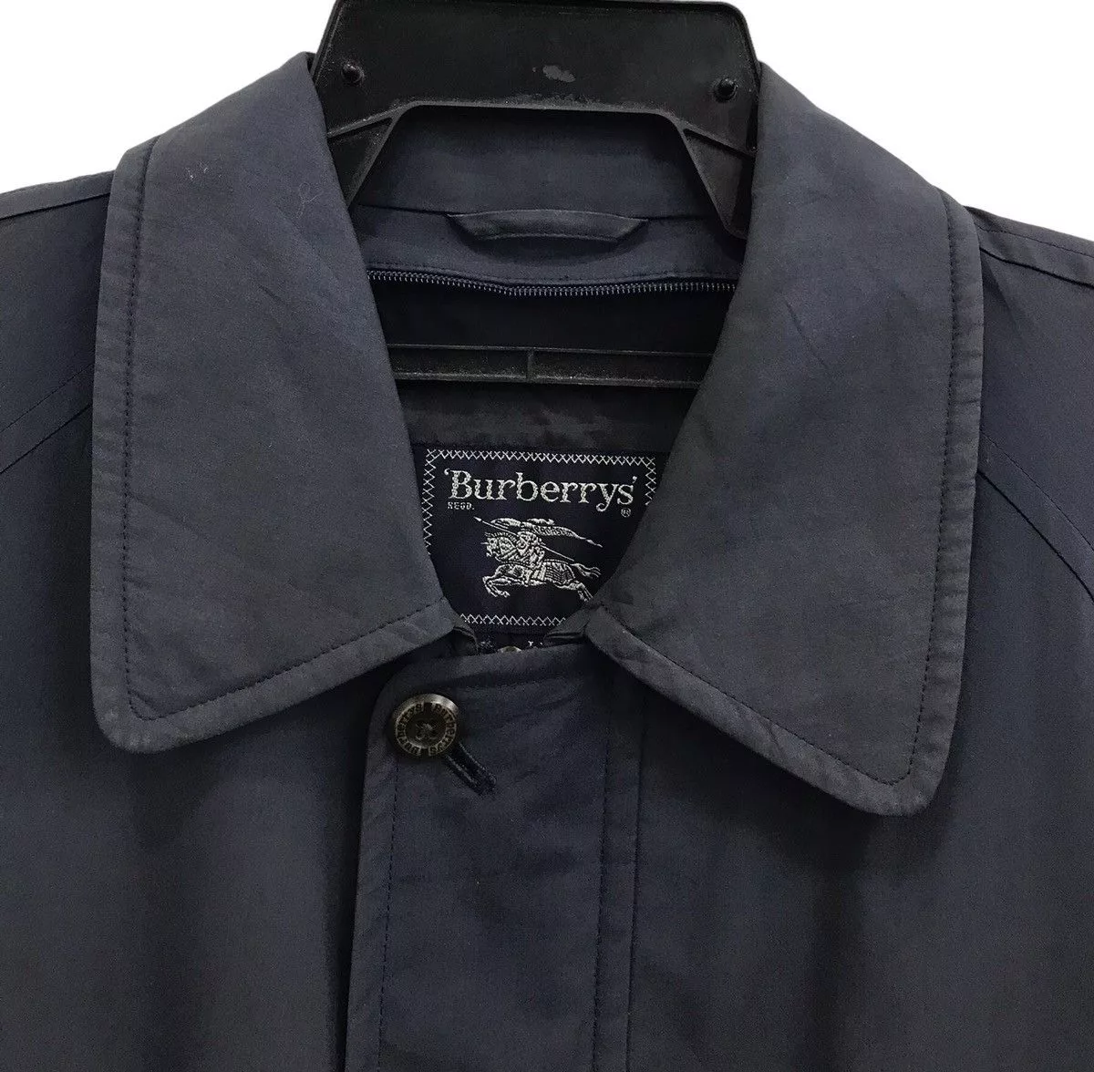 Burberry Light Jackets BURBERRYS LONG JACKET Blue