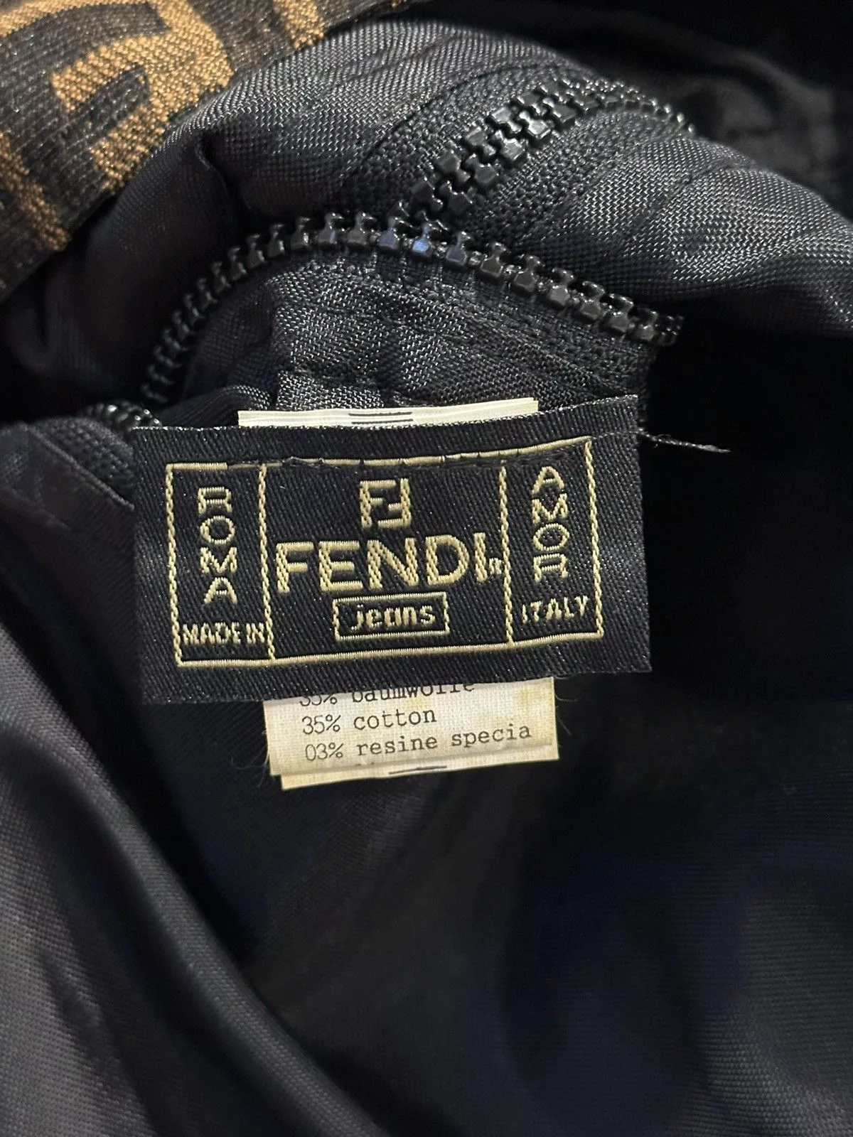 Fendi Light Jackets FENDI - Reversible Jacket Monogram Brown