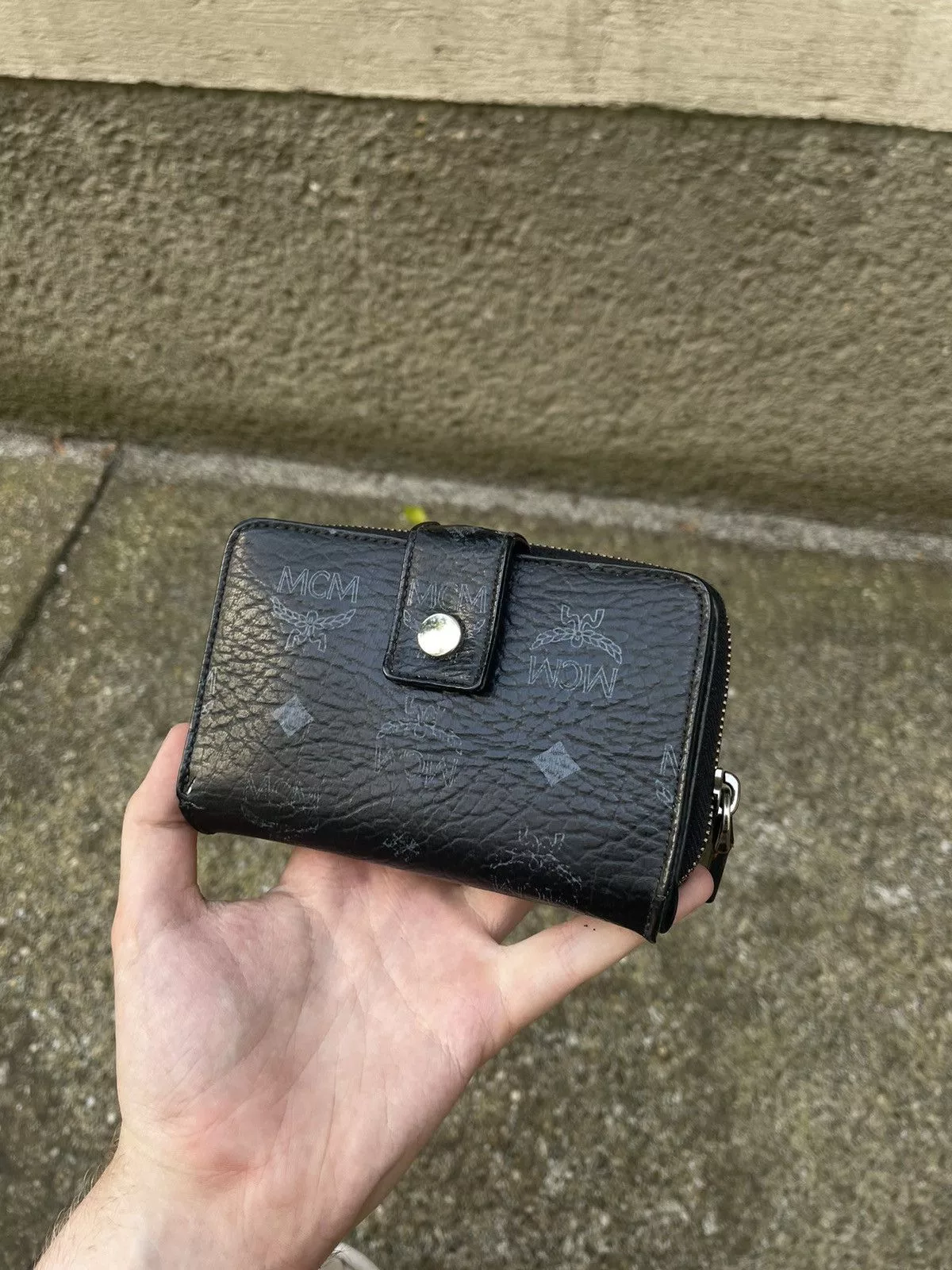 Designer Wallets Designer × MCM × Vintage Vintage monogram mcm wallet Black