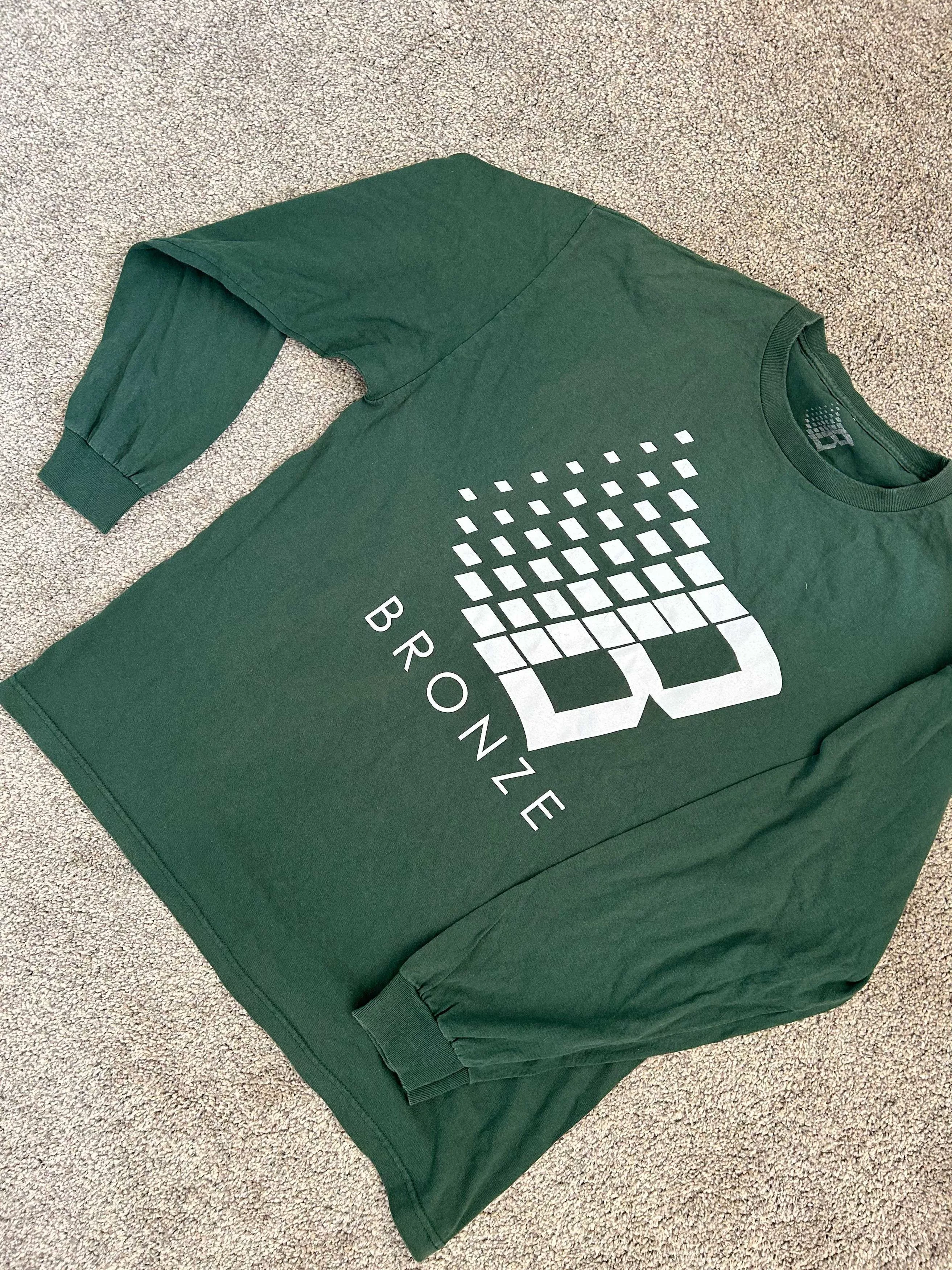 Bronze 56k Long Sleeve T Shirts Bronze 56k Logo Longsleeve Green