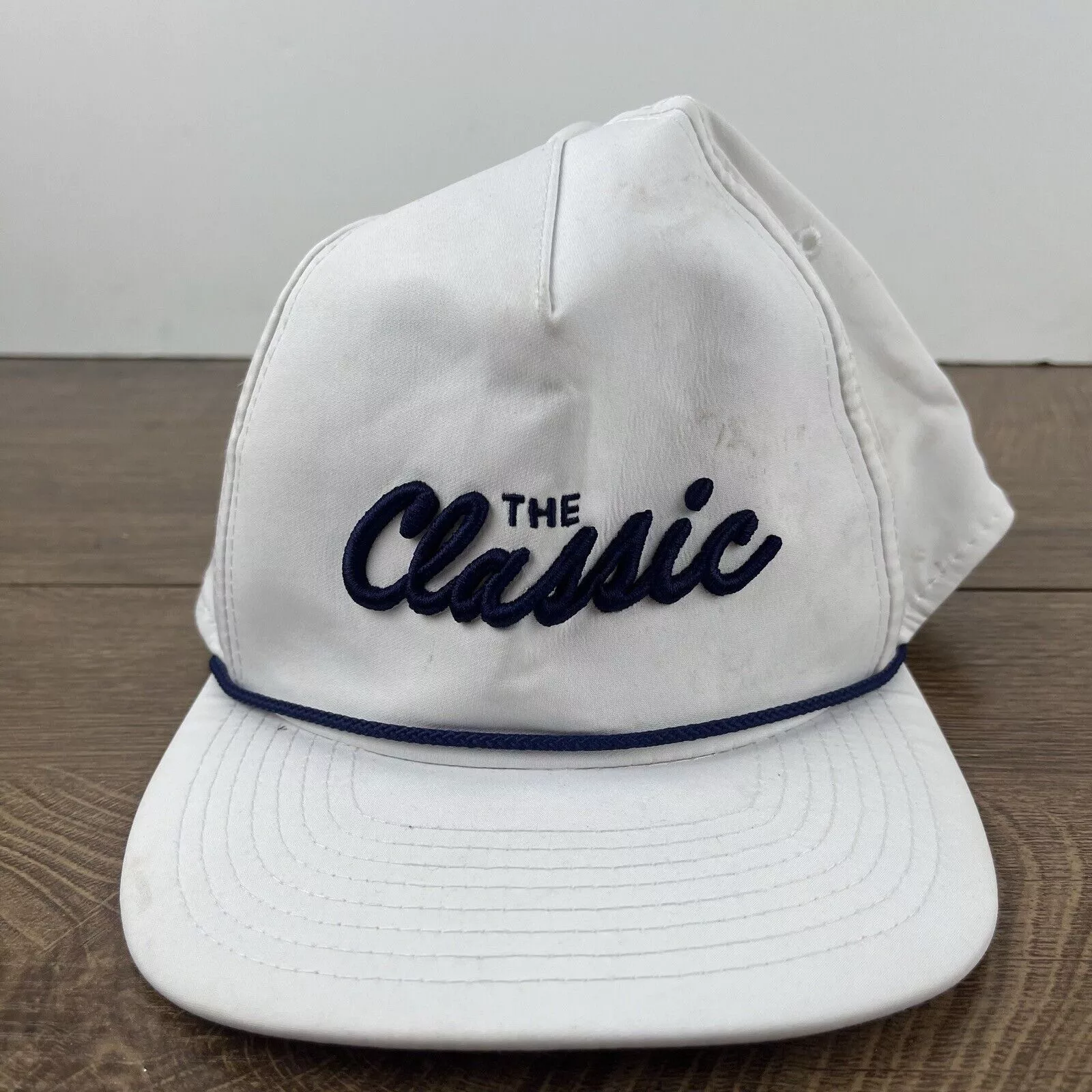 Other Hats Other The Classic Hat Classic Snapback Hat White Adjustable Hat Ad