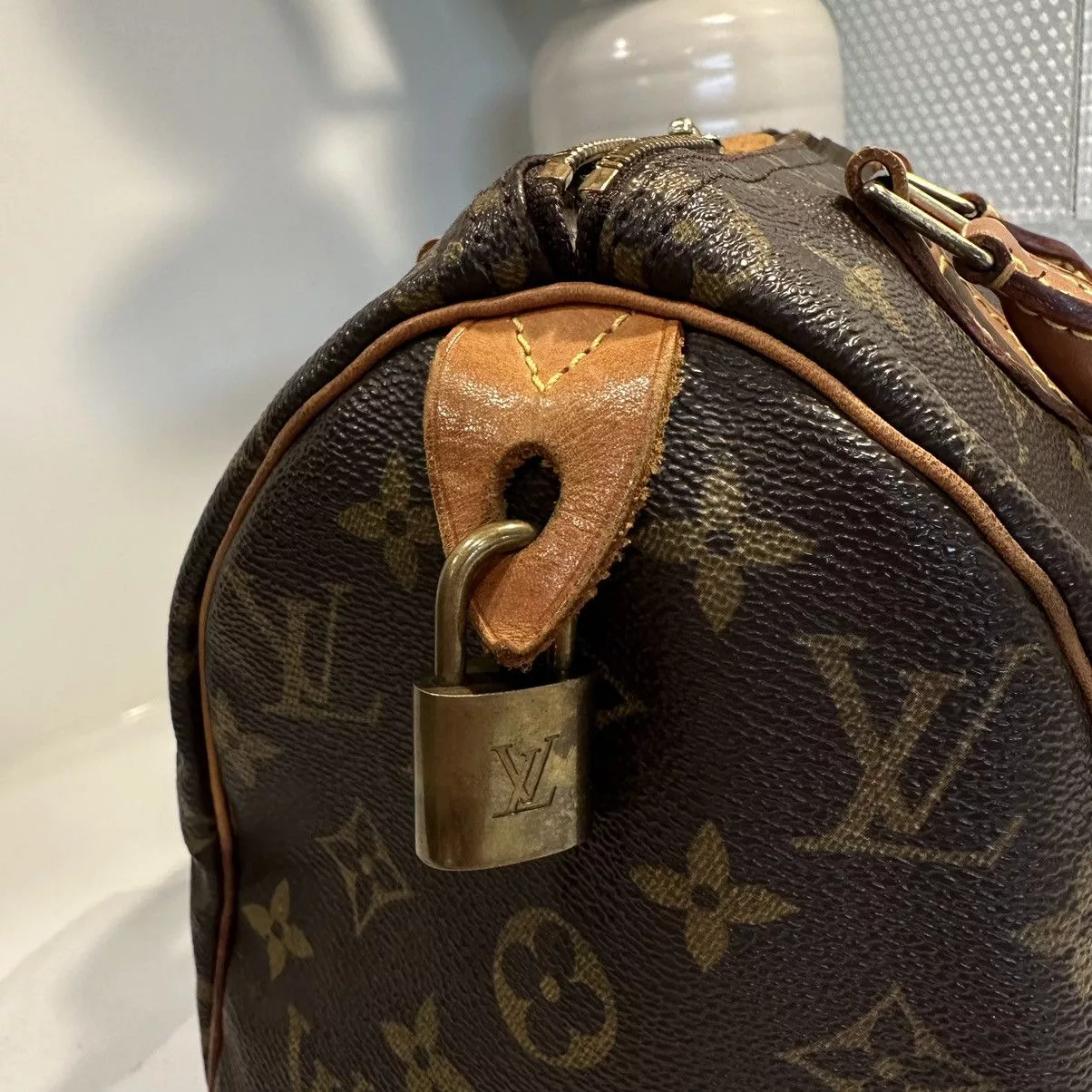 Louis Vuitton Handle Bags Louis Vuitton Authentic Speedy 25 Brown