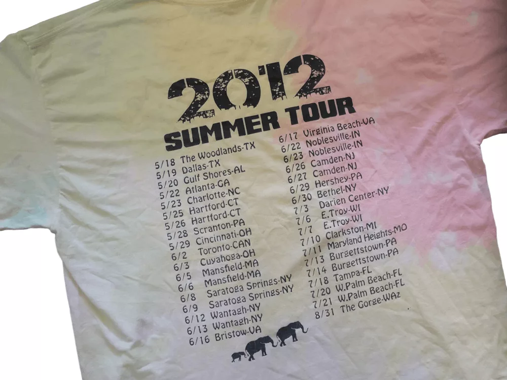 Band Tees Short Sleeve T Shirts Band Tees Dave Matthews Band Multi