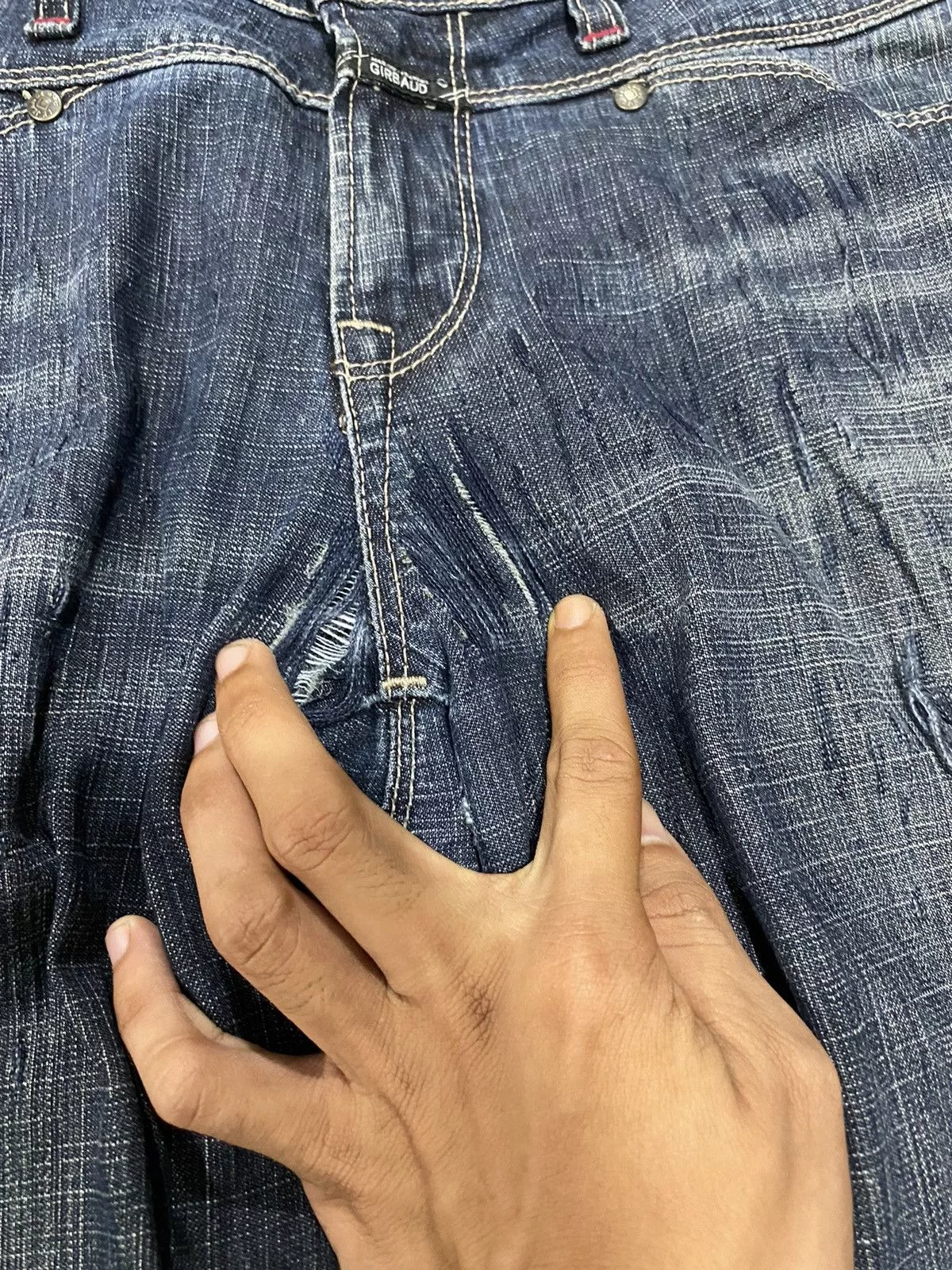 Marithe + Francois Girbaud Denim Marithe + Francois Girbaud Marithe Francois Girbaud Blue Vintage