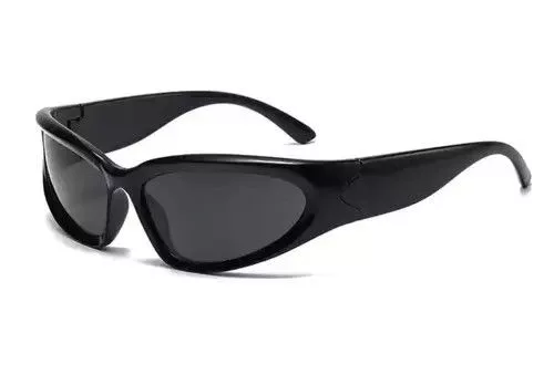 Electric Visual Sunglasses Electric Visual × Vintage Cyber Black Sunglasses Retro Punk Archive Cosplay Jewelry Streetwear