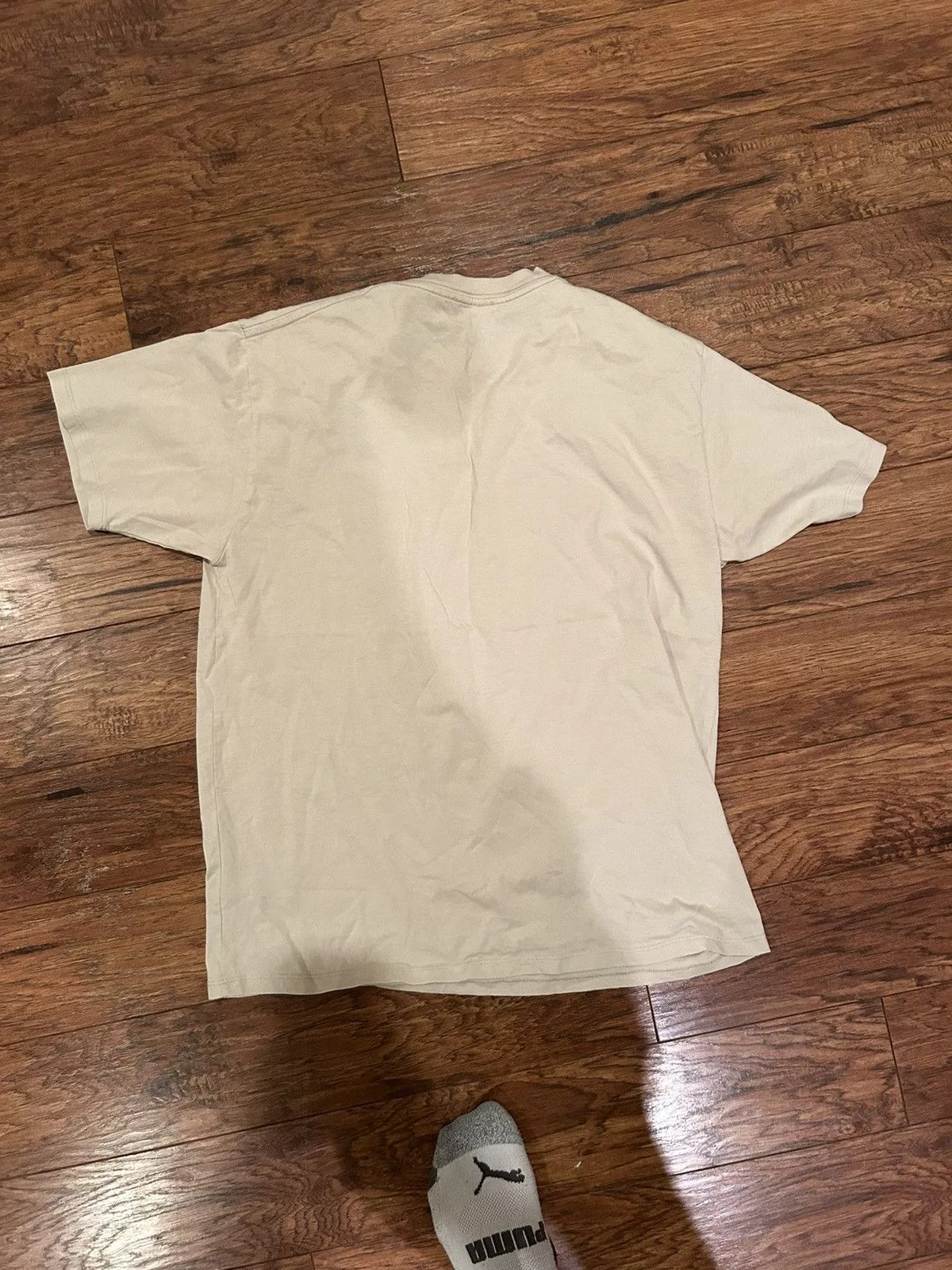 Raf Simons Short Sleeve T Shirts RAF SIMONS Det Lef E81 Tee Beige