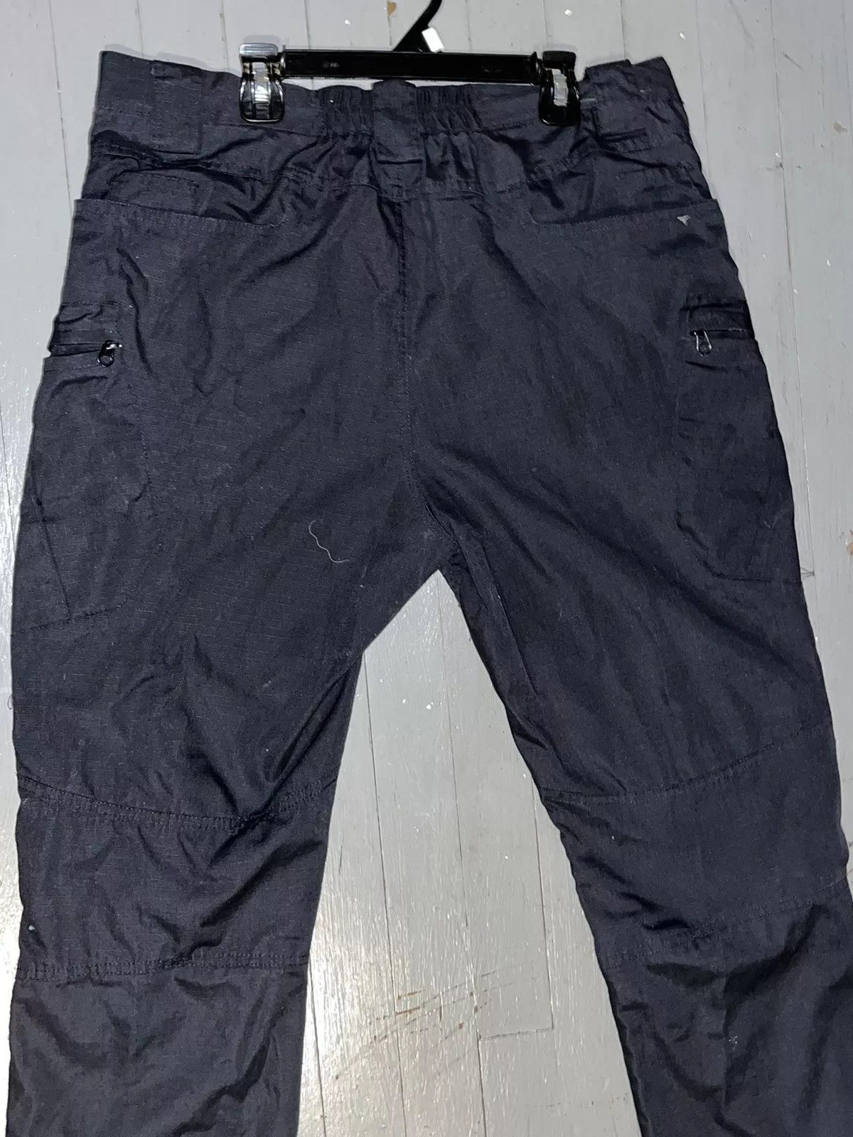 Vintage Casual Pants Vintage Japanese cargo Black