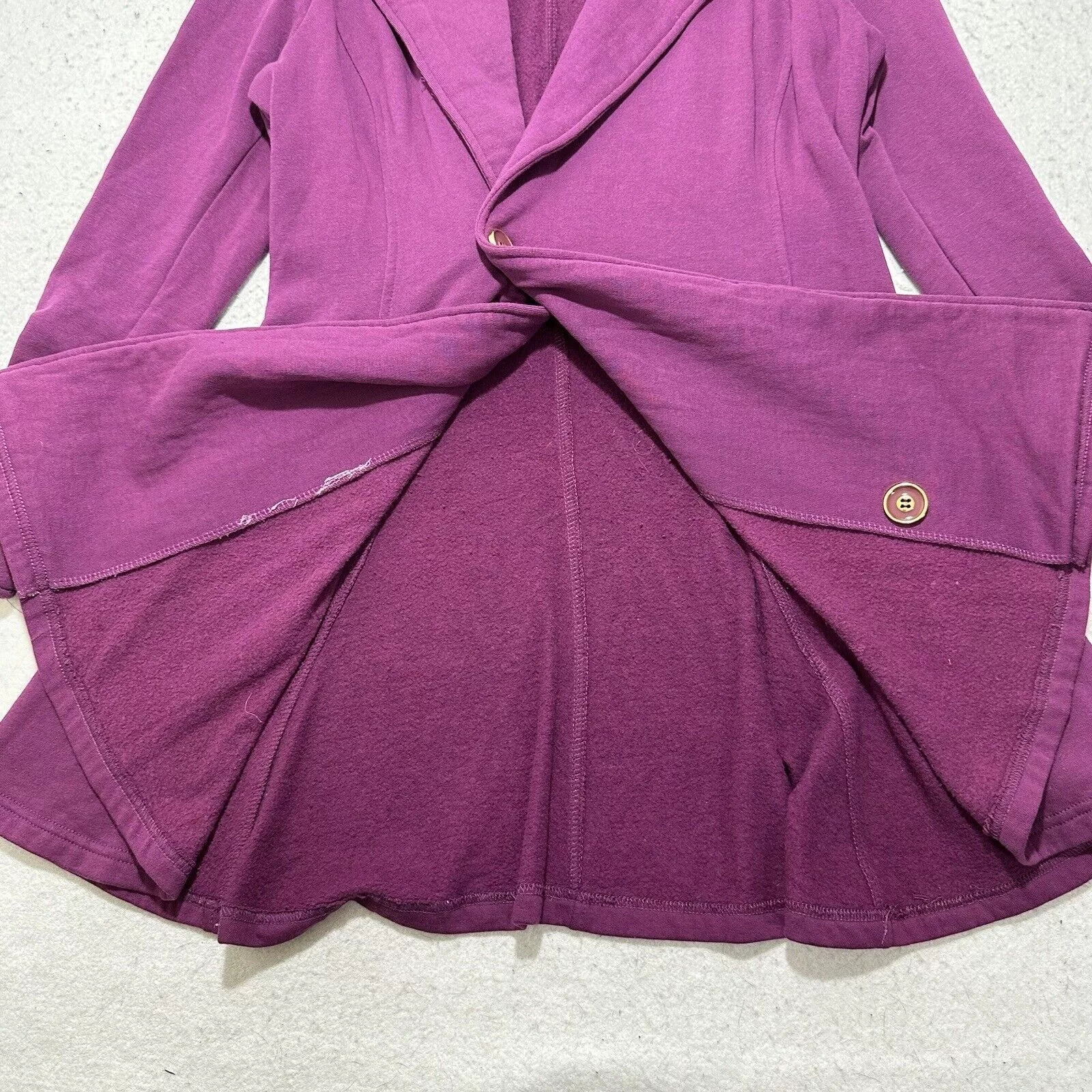Other Jackets Other Serena Williams Small Sweatshirt Jacket Coatigan Purple